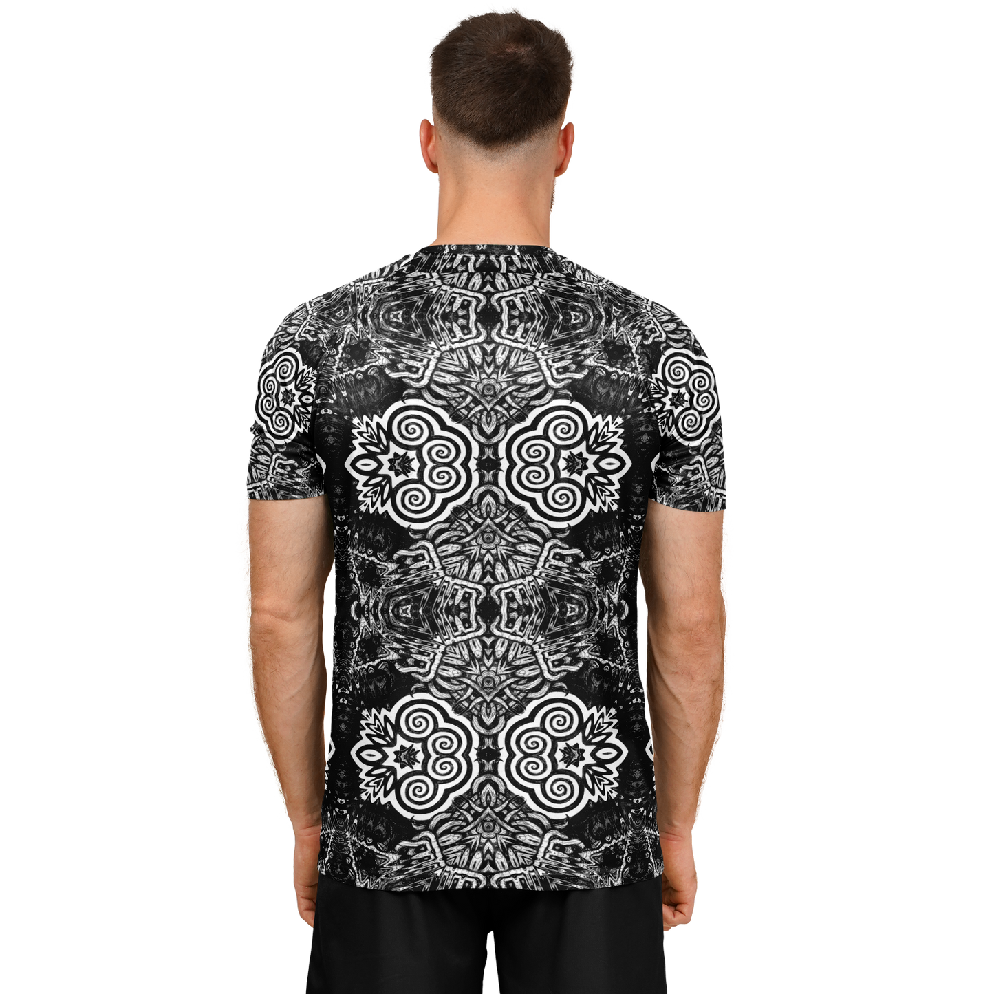 Madness in Black and White Soccer Jersey