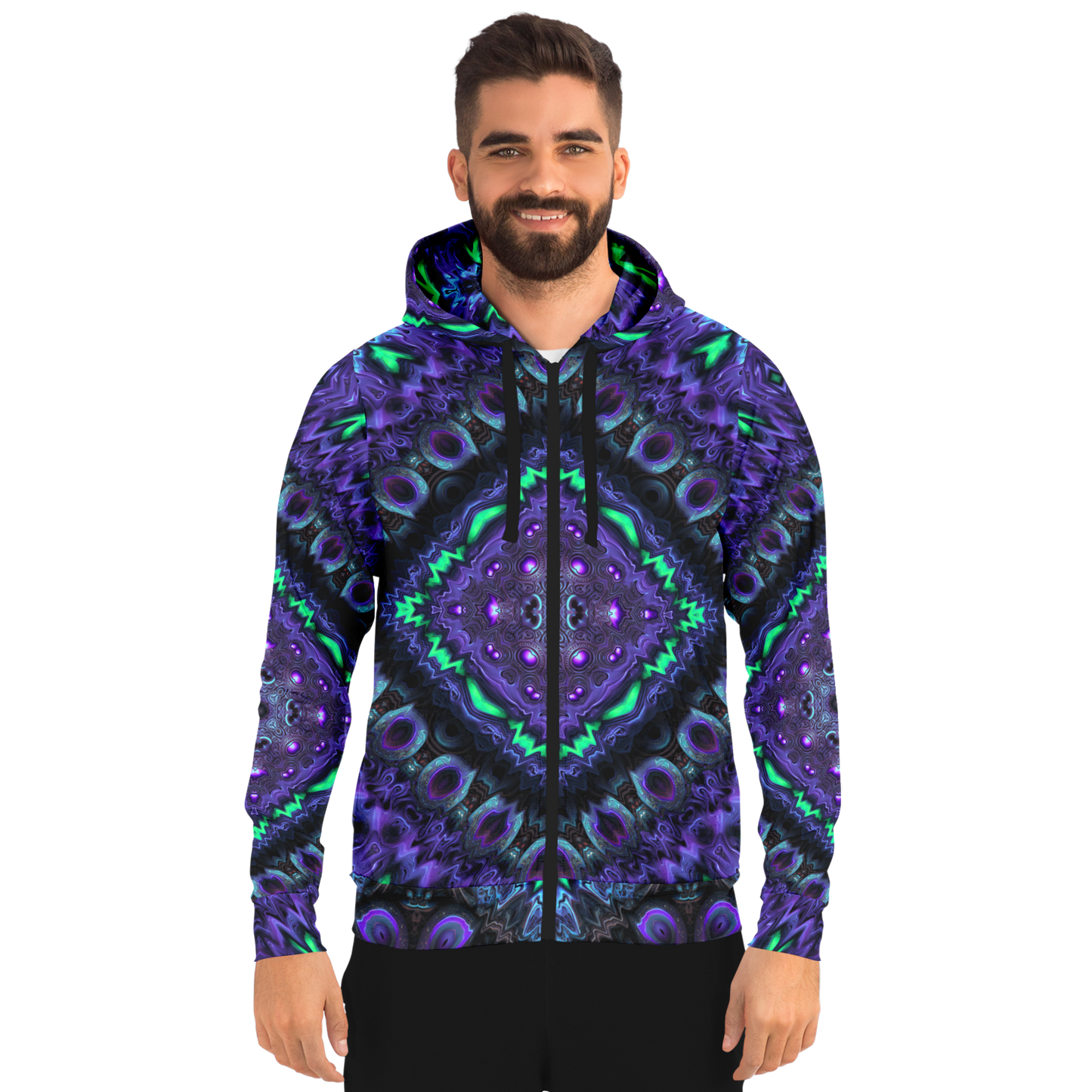 Purple Kush Zip Up Hoodie