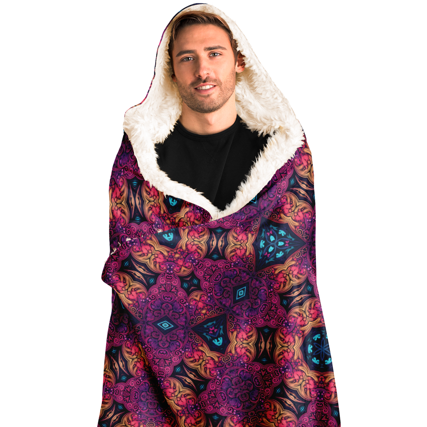 Heart Breaker Sherpa Lined Hooded Blanket