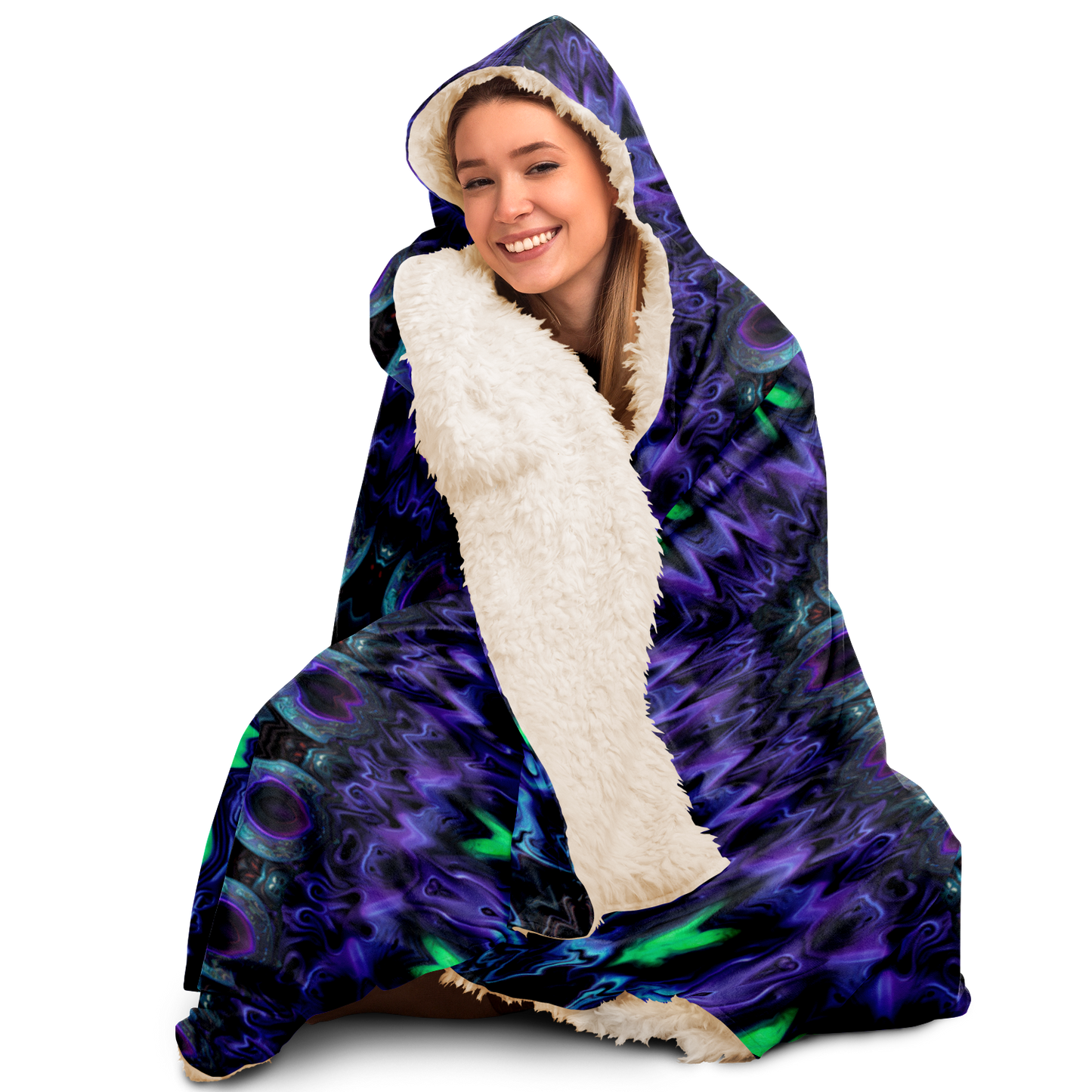 Purple Kush Hooded Blanket