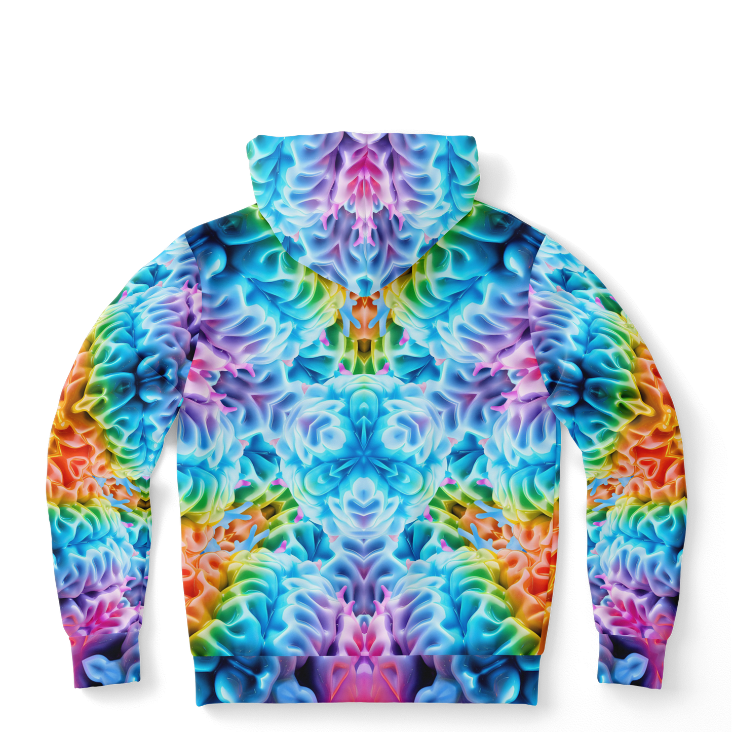 Rainbow Brain Pull Over Hoodie