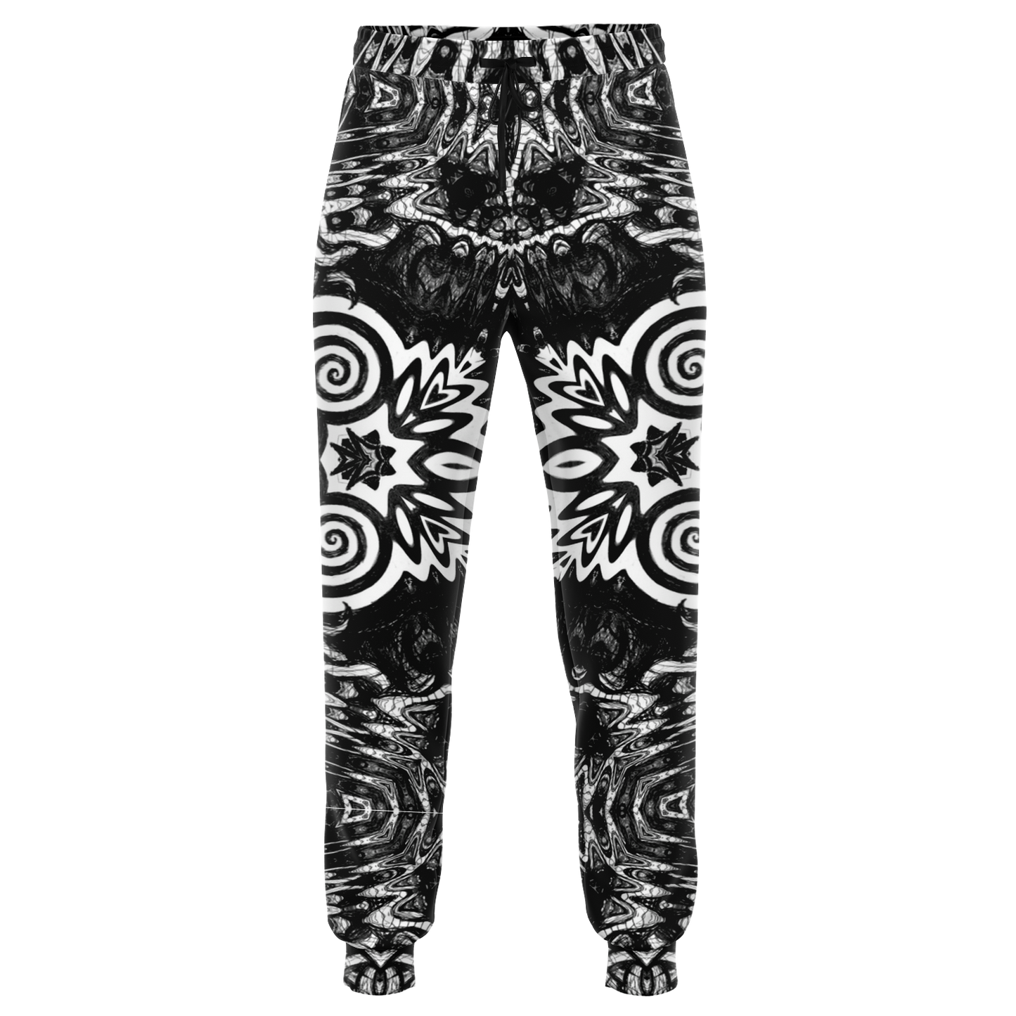 Madness in Black and White Joggers