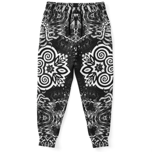 Madness in Black and White Joggers