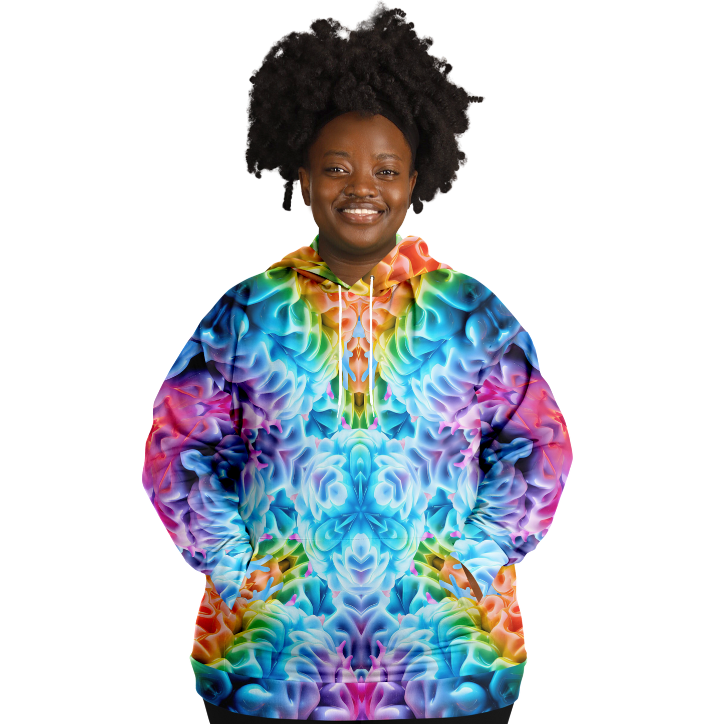 Rainbow Brain More To Love Pull Over
