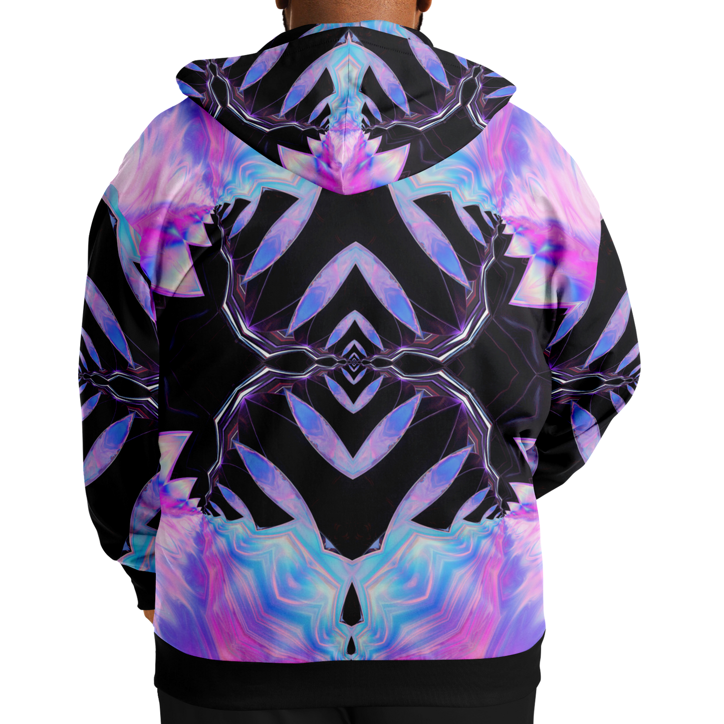 Starburst Zip Up Hoodie, Thicc King and Queen Size