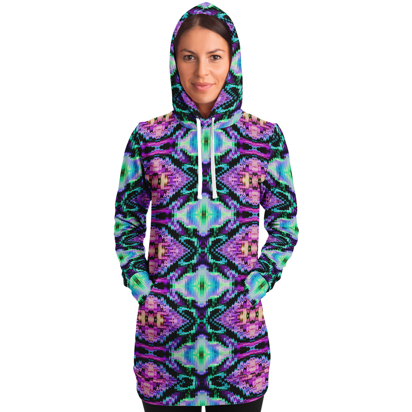 Neon Gushers Ladies Pull-Over Hoodie