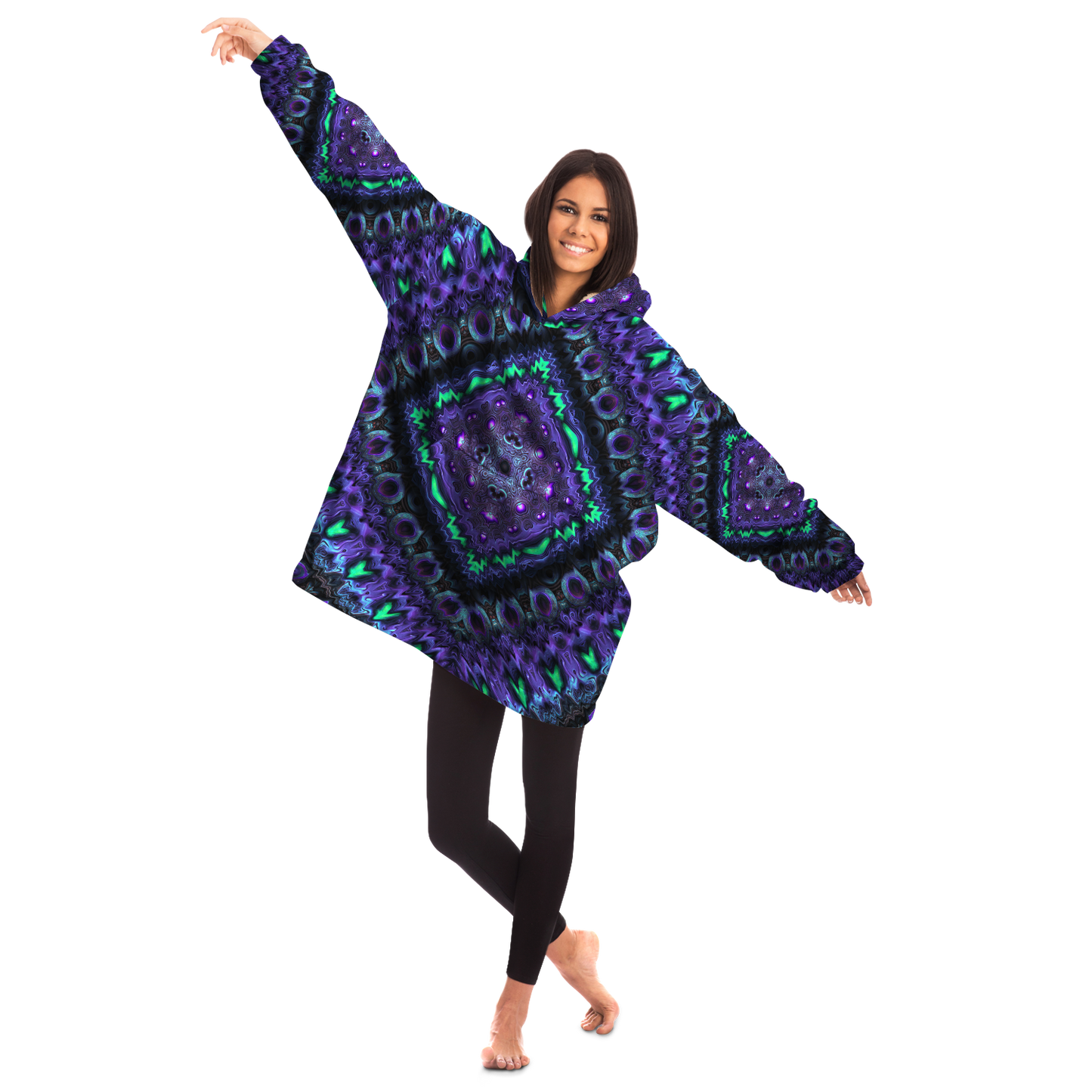 Purple Kush Fleece Lined Hoodie