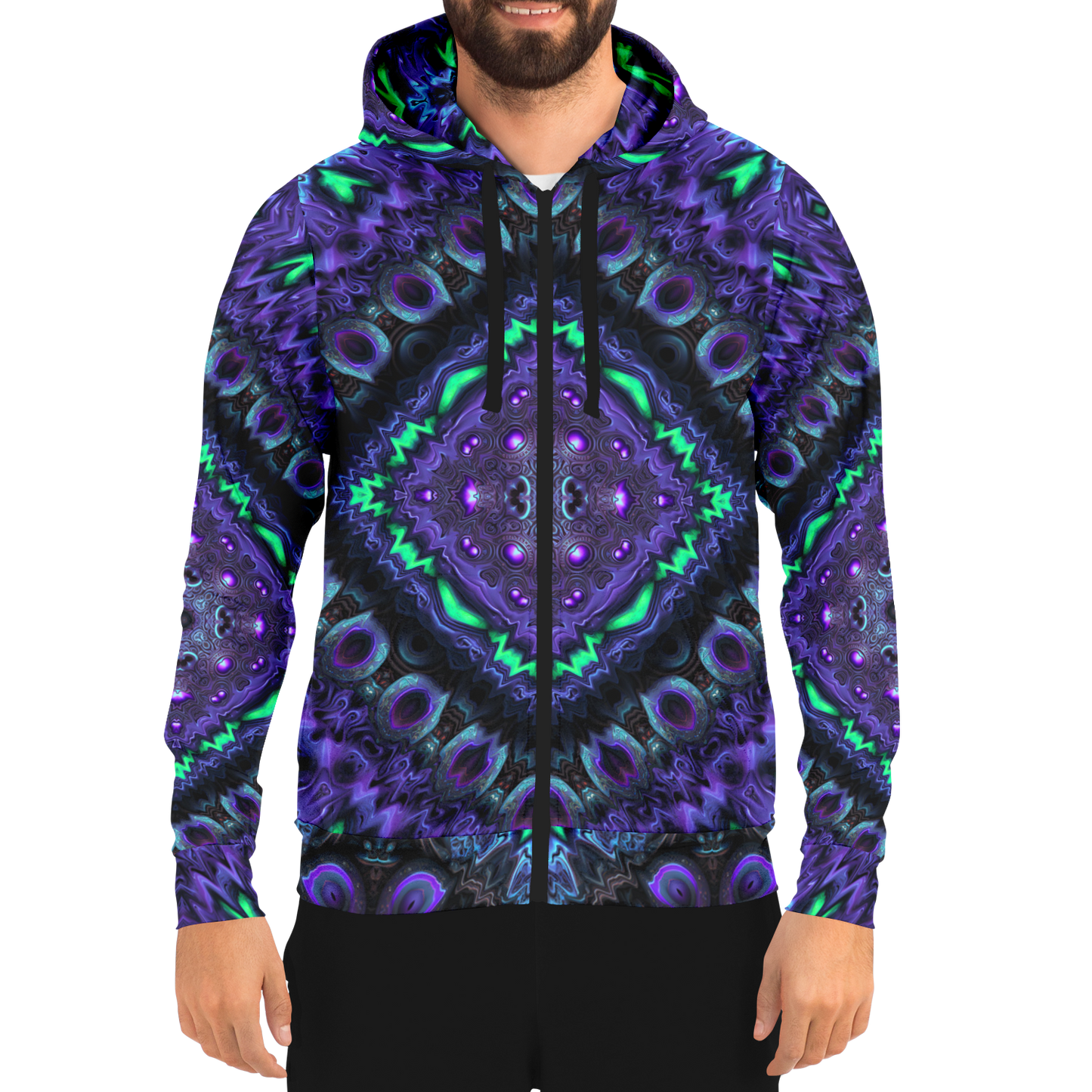 Purple Kush Zip Up Hoodie