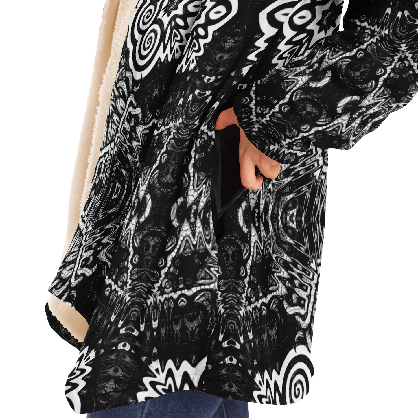 Madness in Black and White Dream Cloak