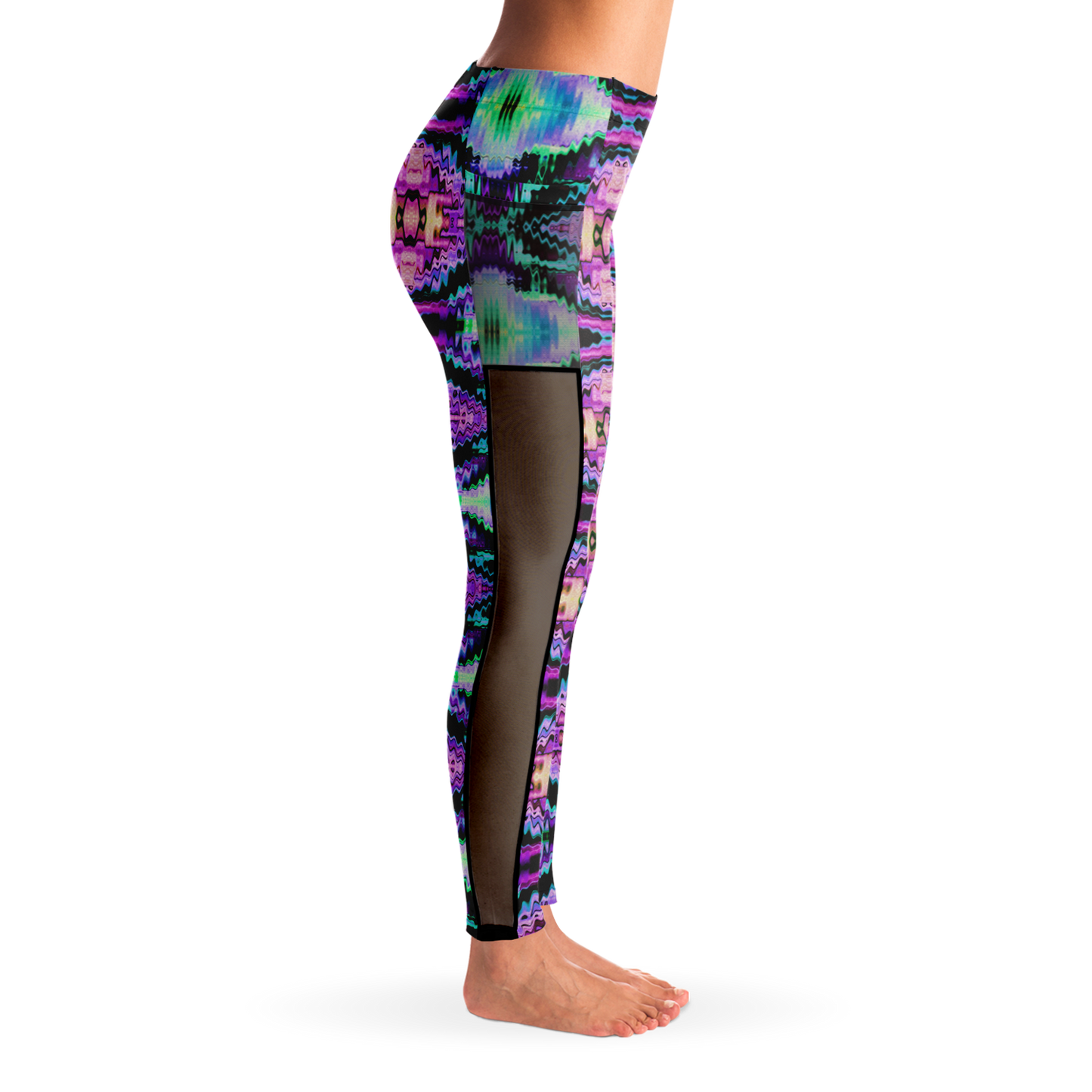 Neon Gushers Mesh Pocket Leggings