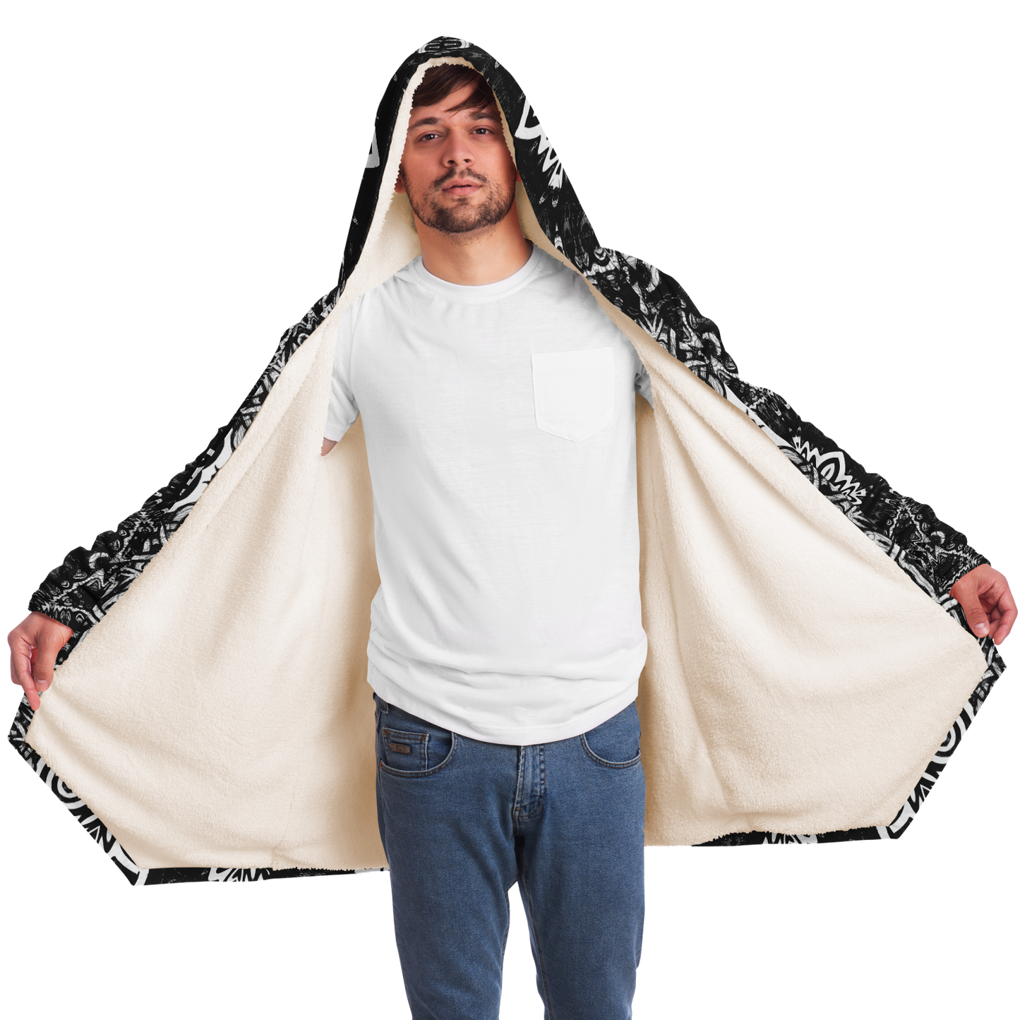 Madness in Black and White Dream Cloak