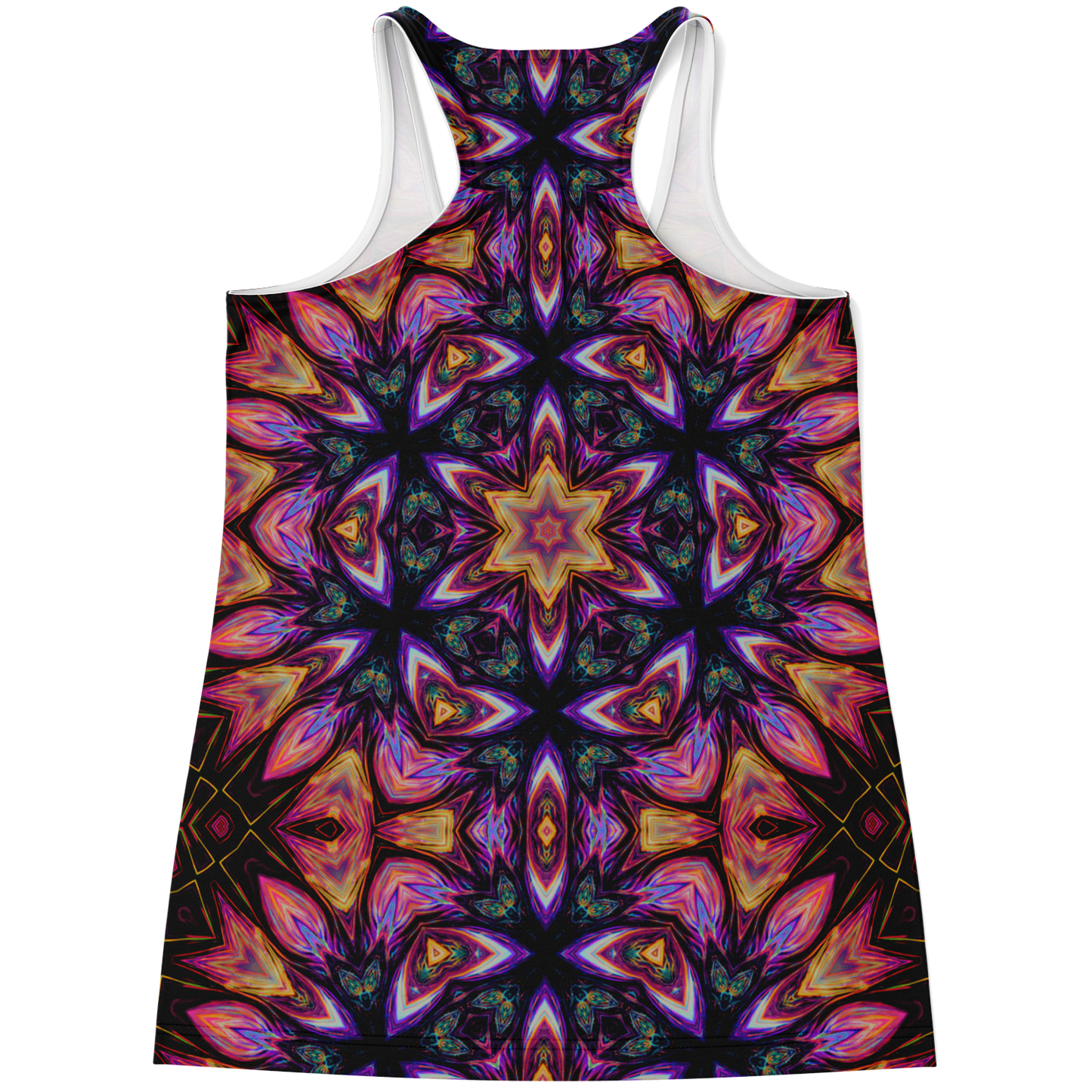 Eyes On Fire Racer Back Tank Top