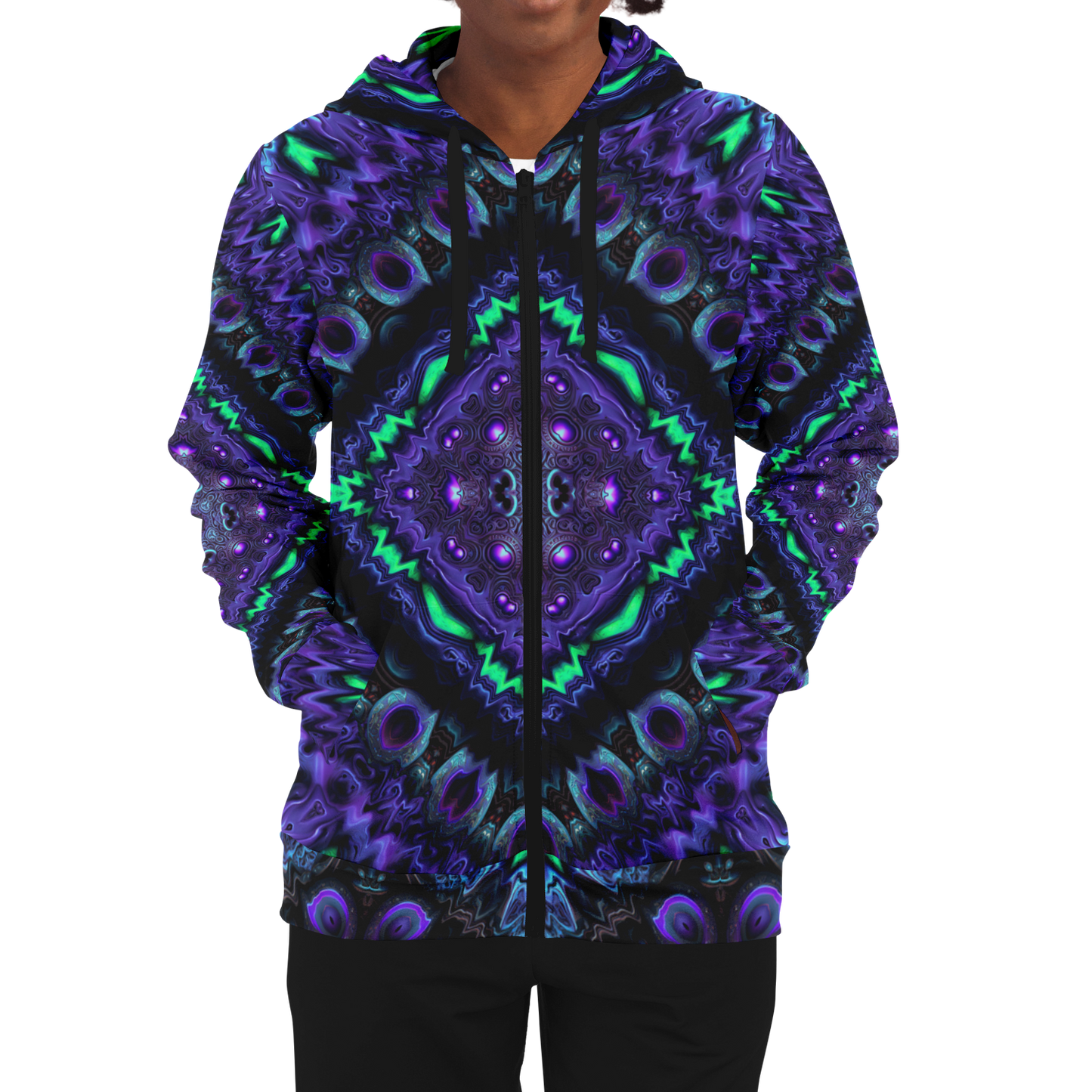 Purple Kush Zip Up Hoodie