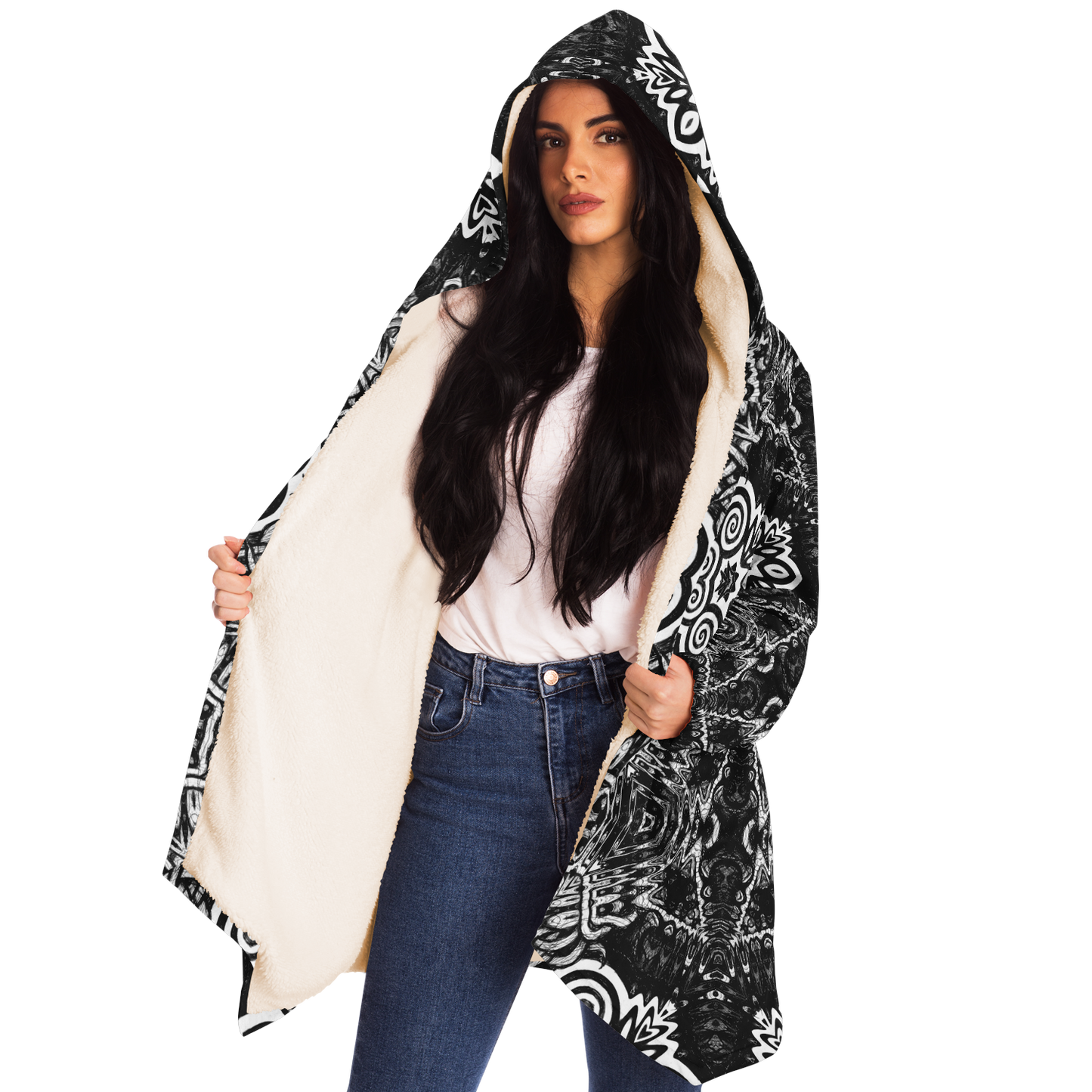 Madness in Black and White Dream Cloak