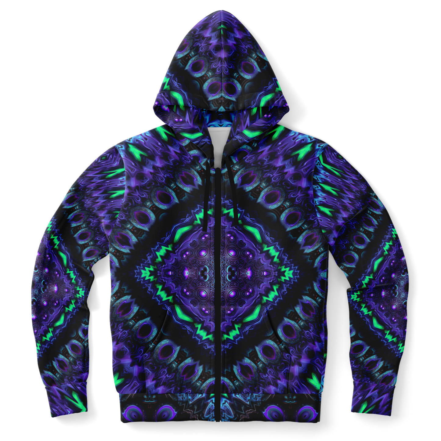 Purple Kush Zip Up Hoodie