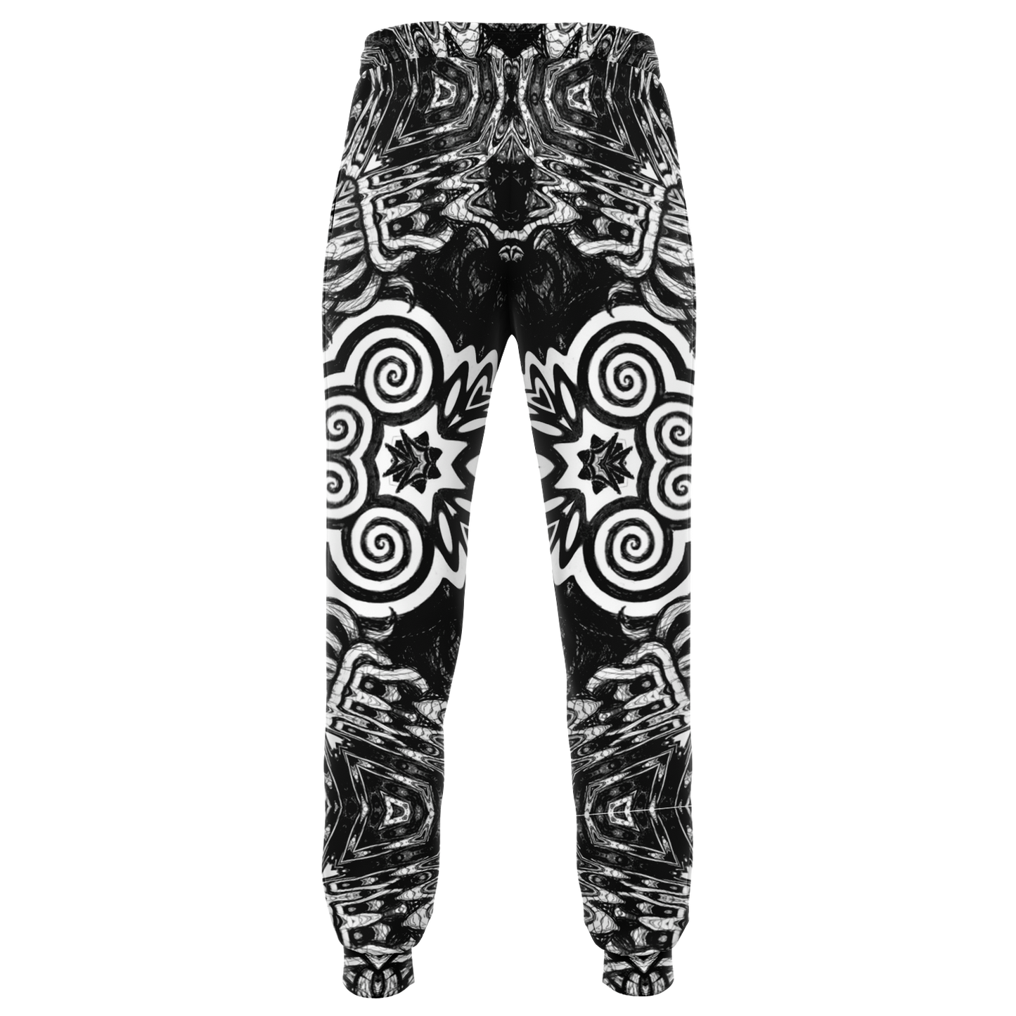 Madness in Black and White Joggers