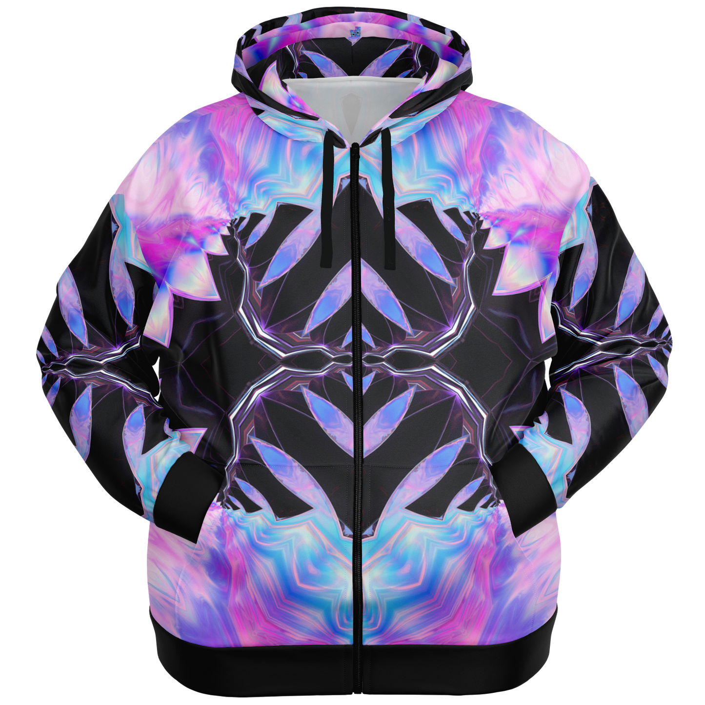 Starburst Zip Up Hoodie, Thicc King and Queen Size