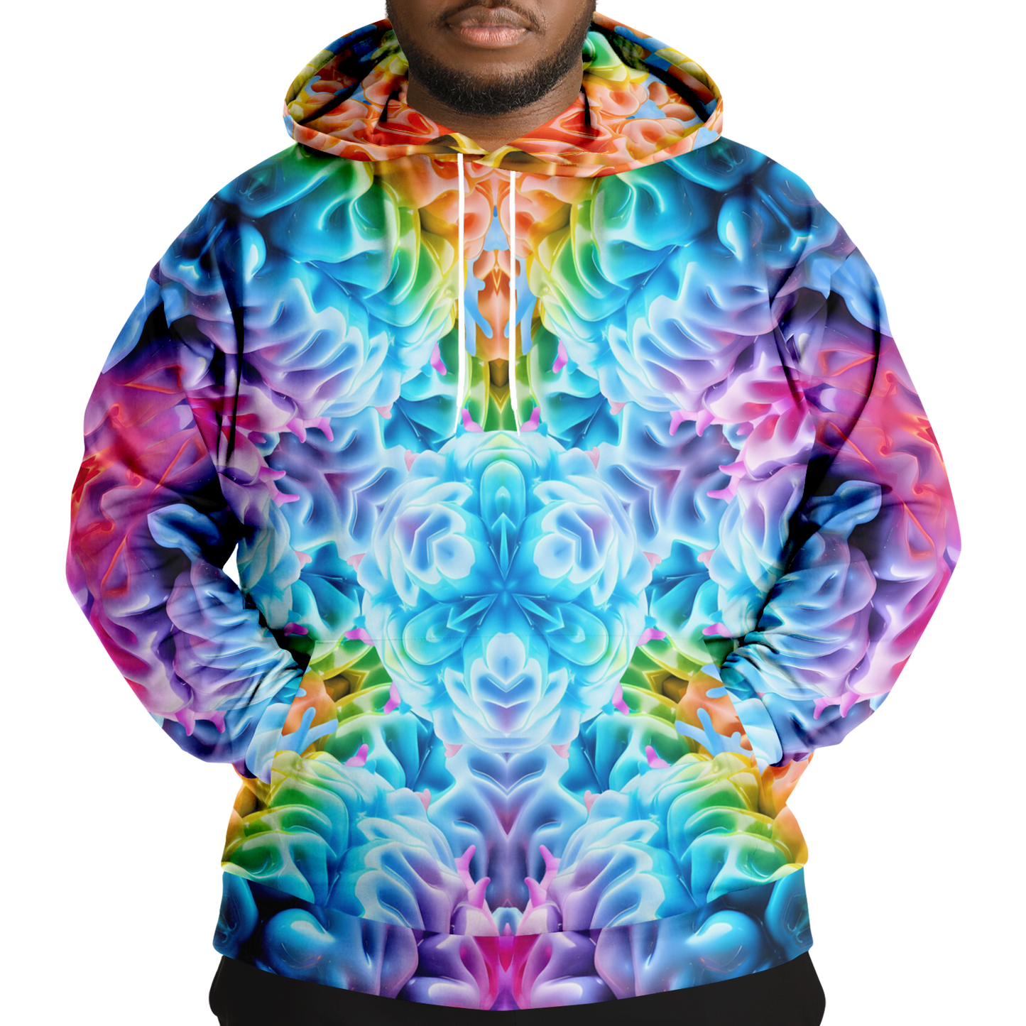 Rainbow Brain More To Love Pull Over