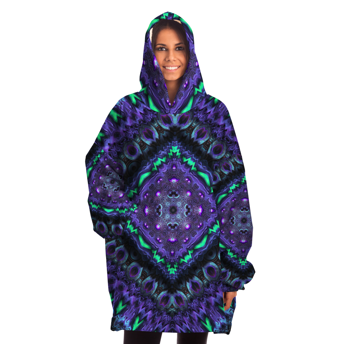 Purple Kush Fleece Lined Hoodie