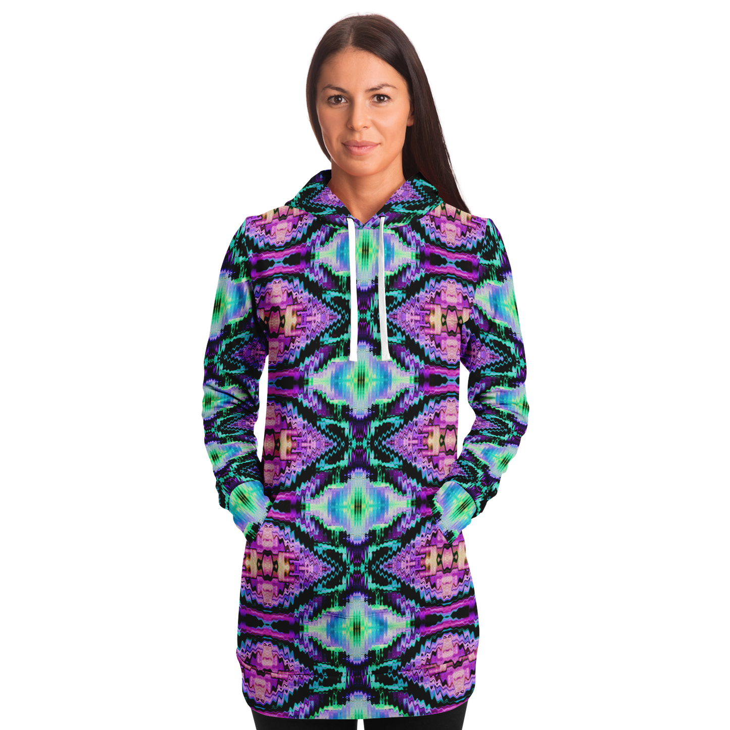Neon Gushers Ladies Pull-Over Hoodie