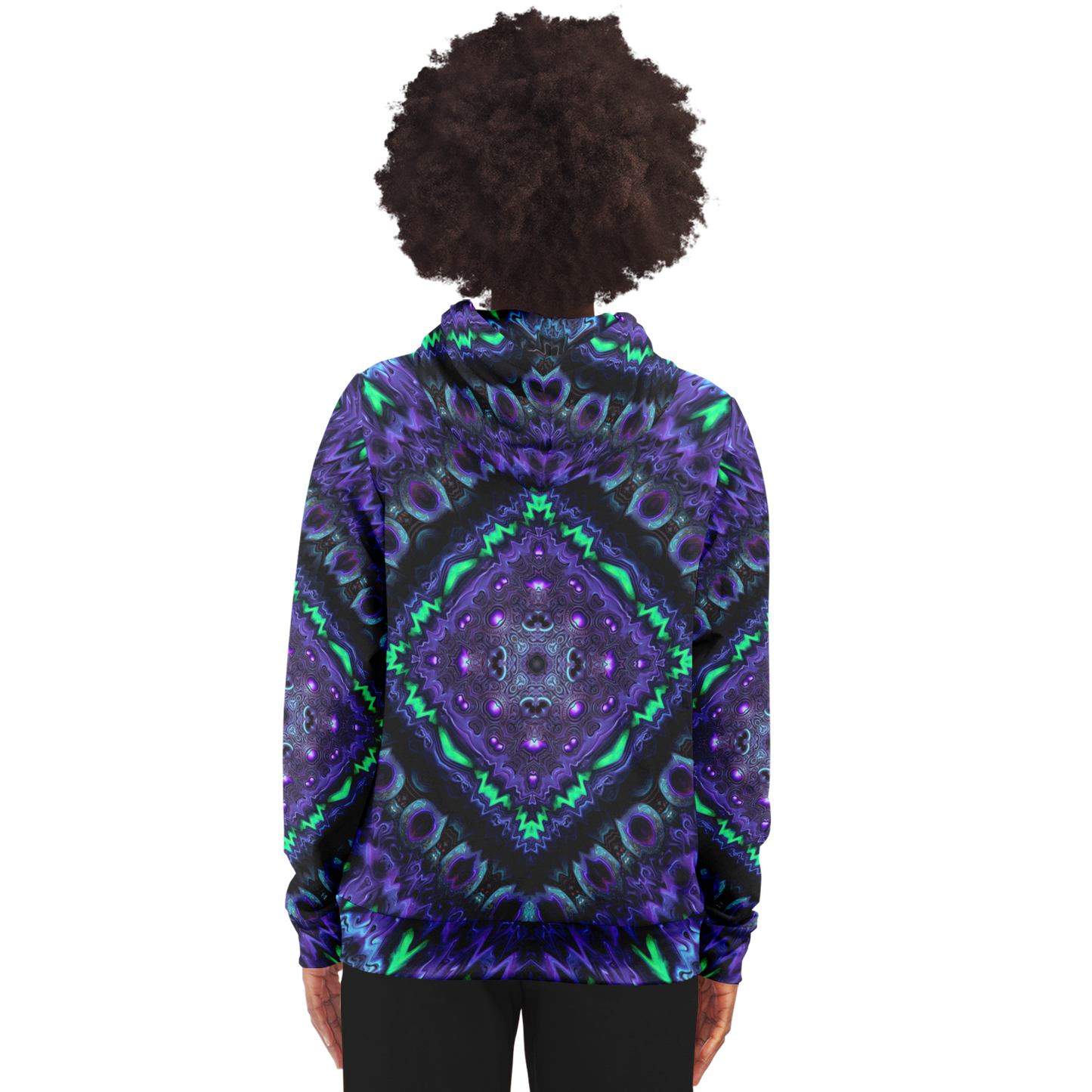 Purple Kush Zip Up Hoodie