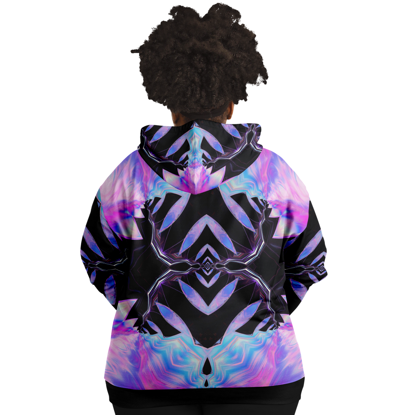 Starburst Zip Up Hoodie, Thicc King and Queen Size