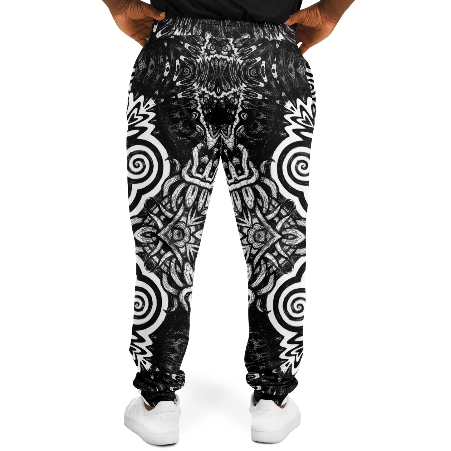 Madness in Black and White More To Love Joggers