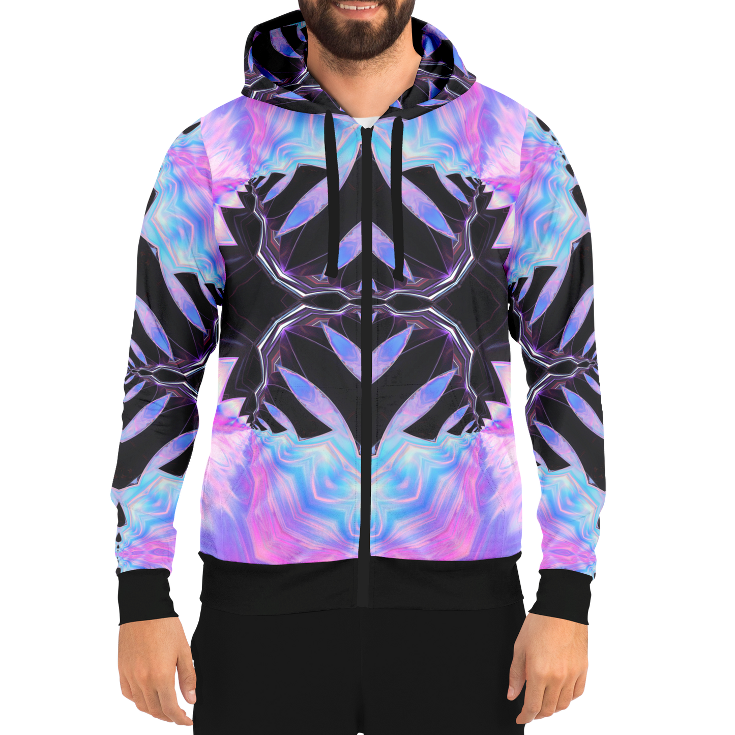 Starburst Zip Up Hoodie