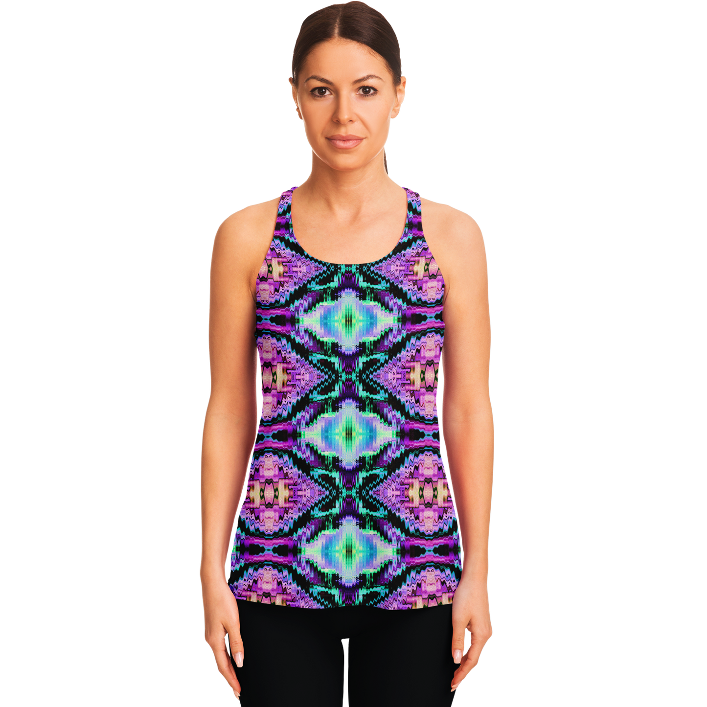 Neon Gushers Racer Back Tank Top