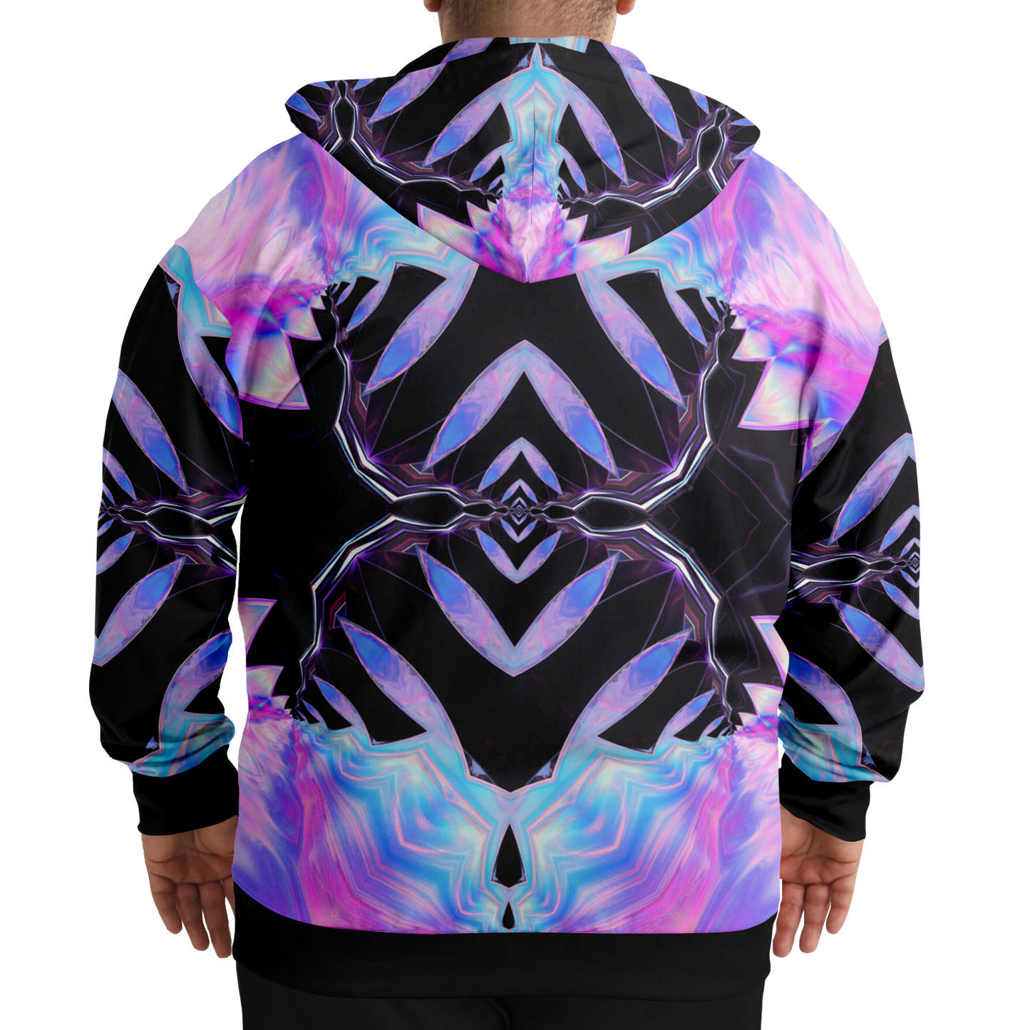 Starburst Zip Up Hoodie, Thicc King and Queen Size