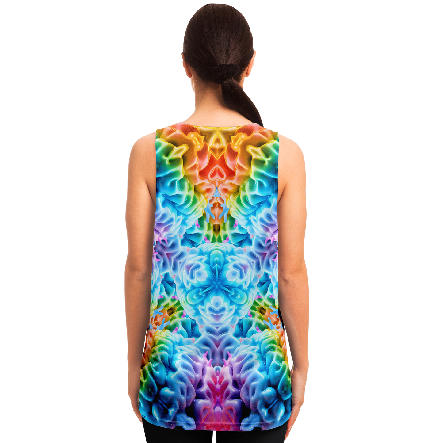 Rainbow Brain unisex Tank Top