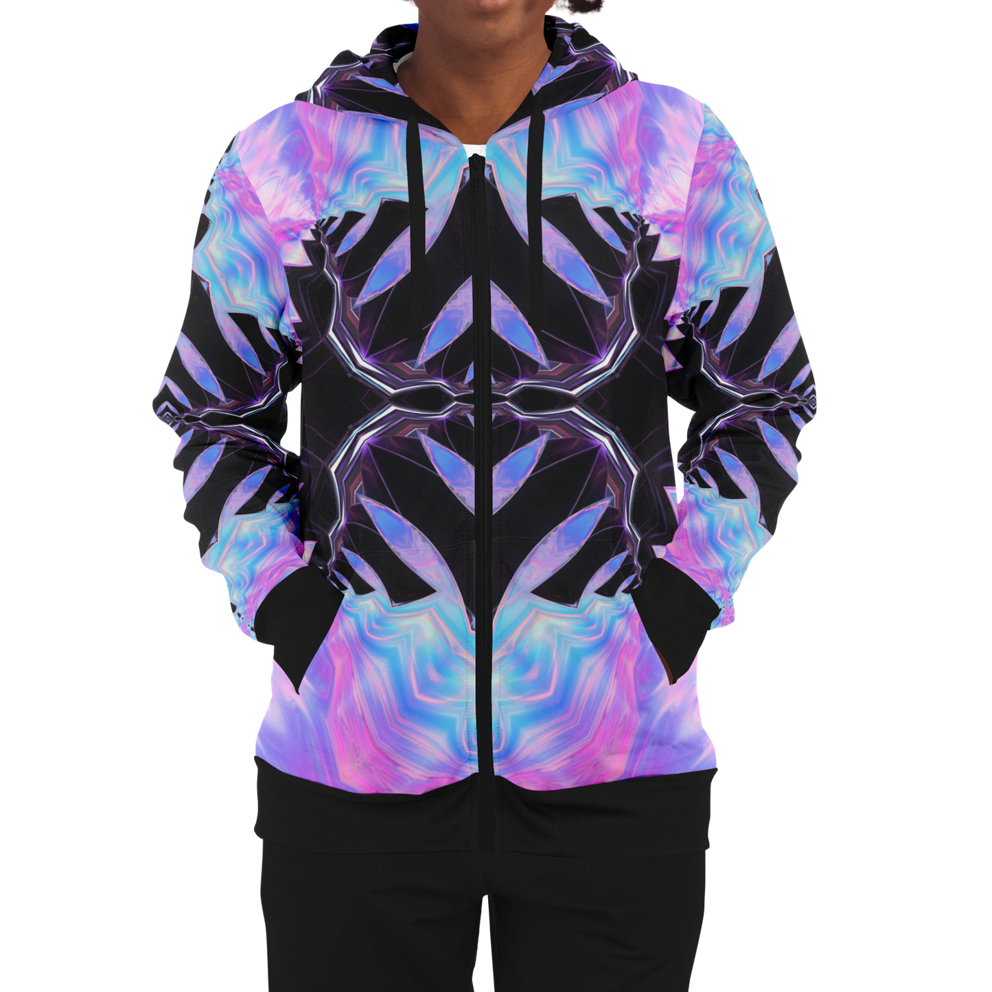 Starburst Zip Up Hoodie