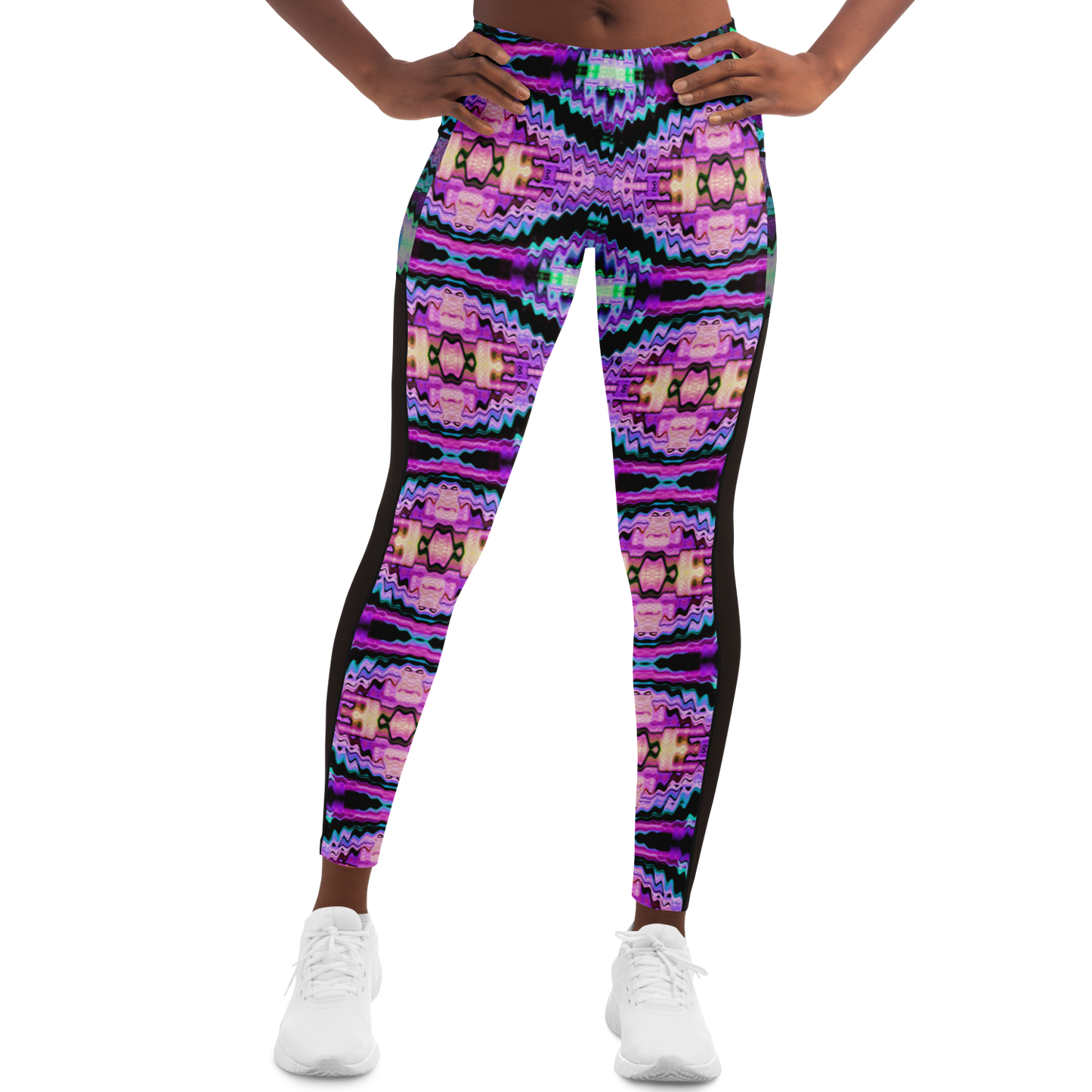 Neon Gushers Mesh Pocket Leggings
