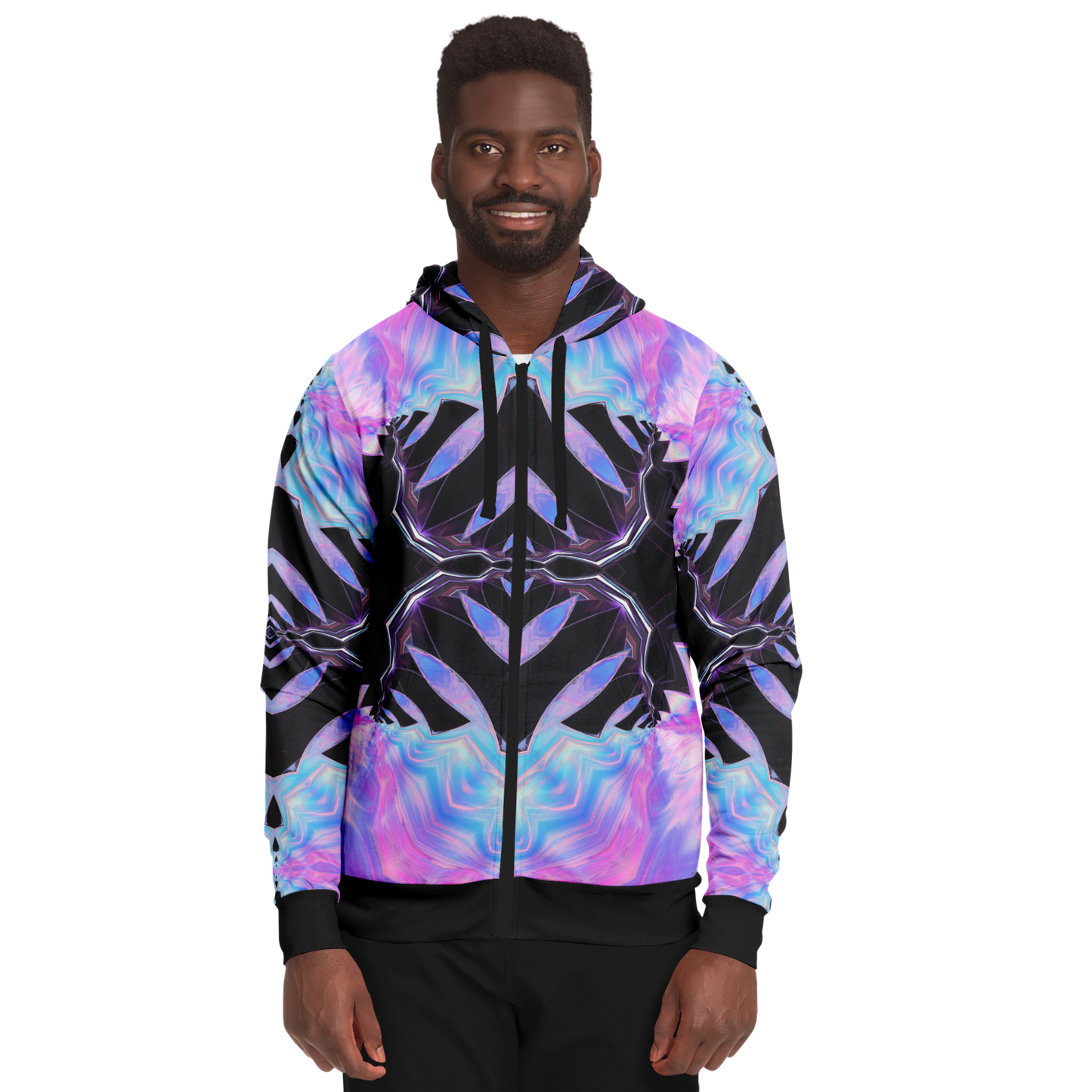 Starburst Zip Up Hoodie