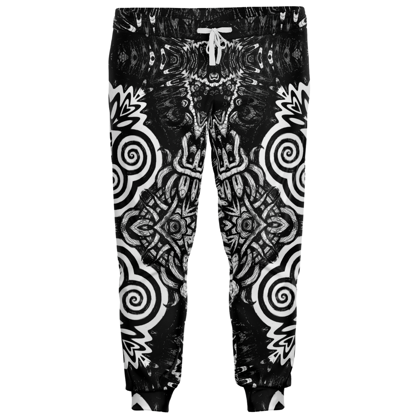 Madness in Black and White More To Love Joggers