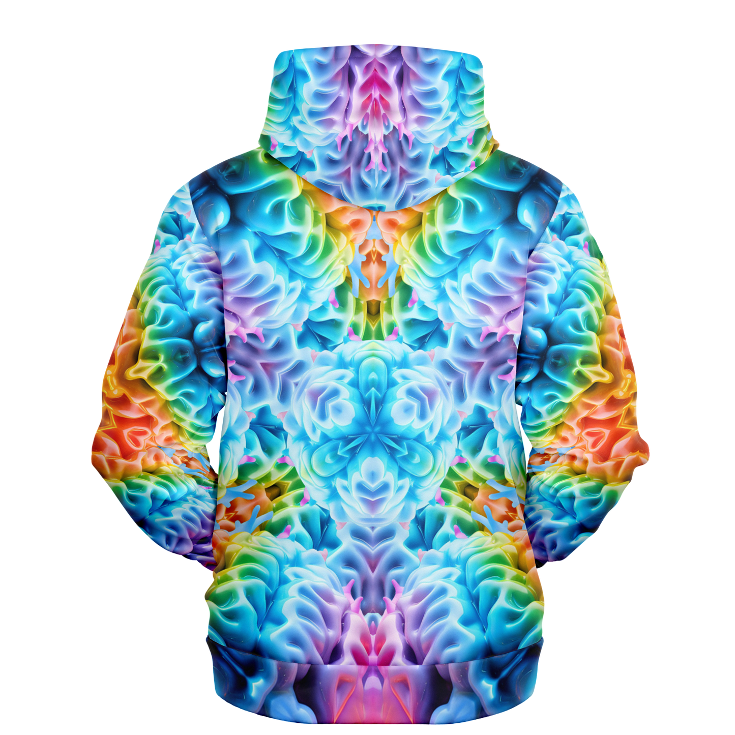 Rainbow Brain Pull Over Hoodie