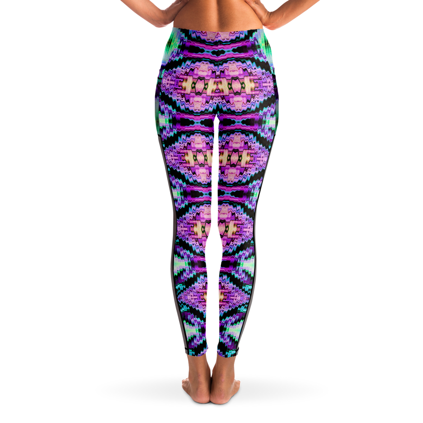Neon Gushers Mesh Pocket Leggings