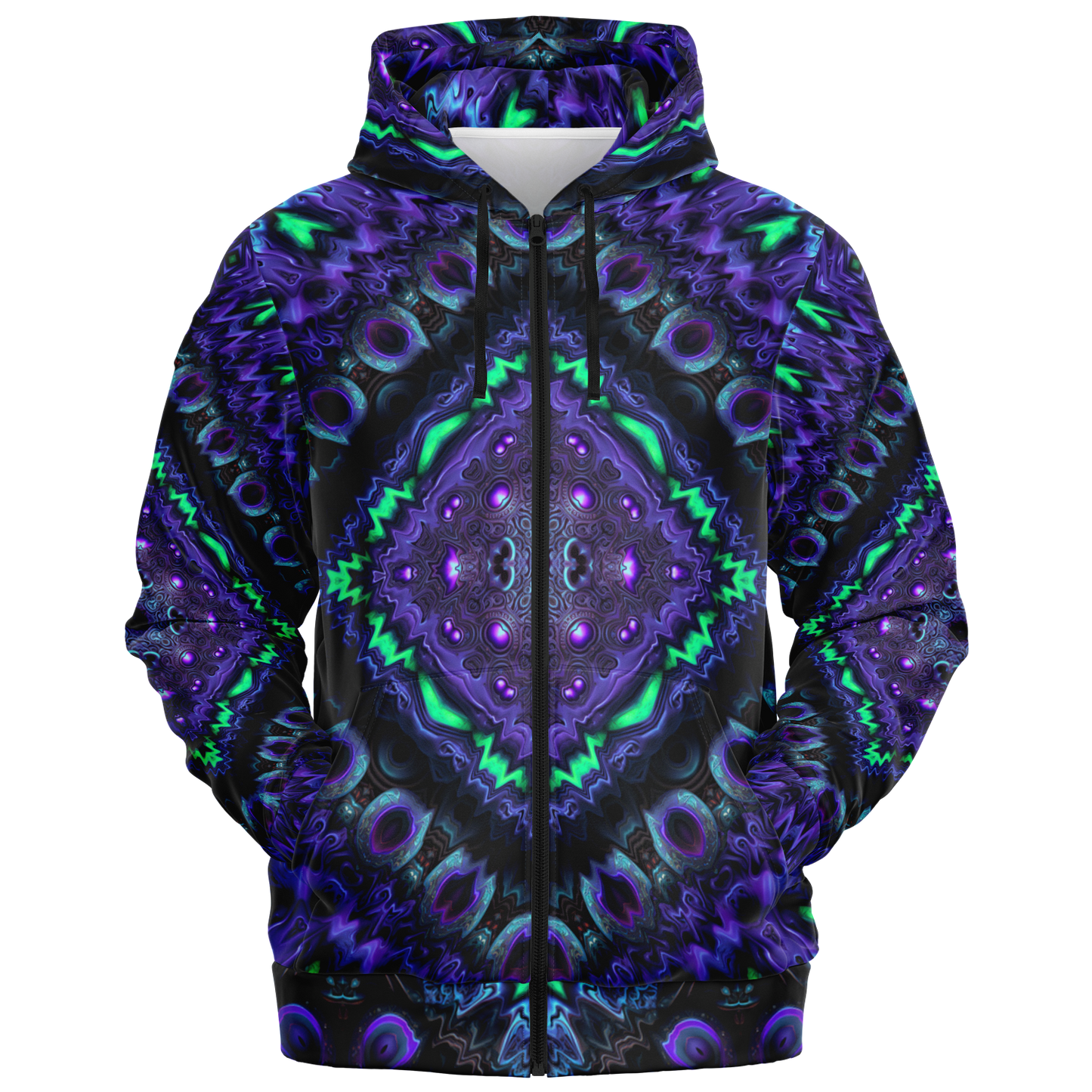 Purple Kush Zip Up Hoodie