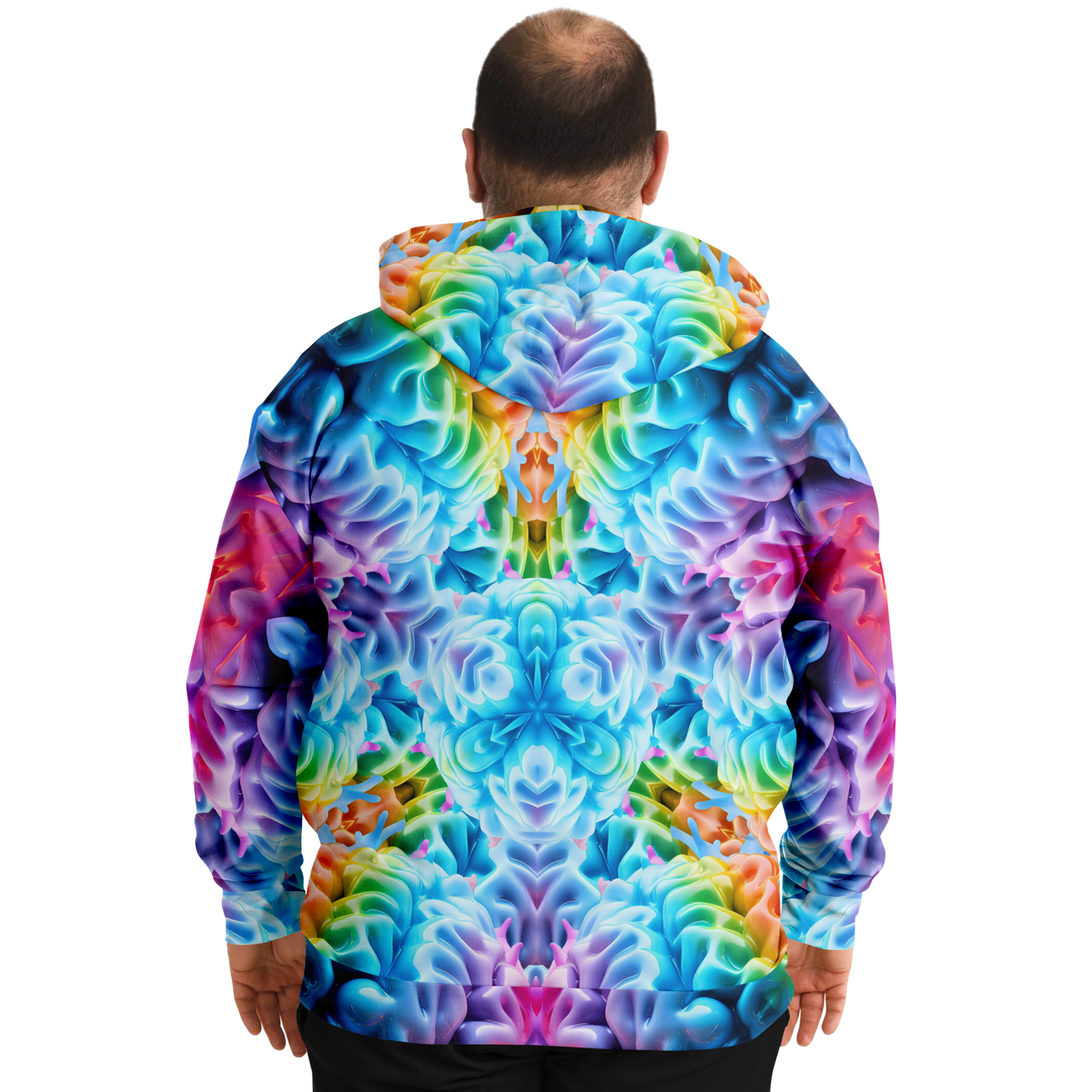 Rainbow Brain More To Love Pull Over