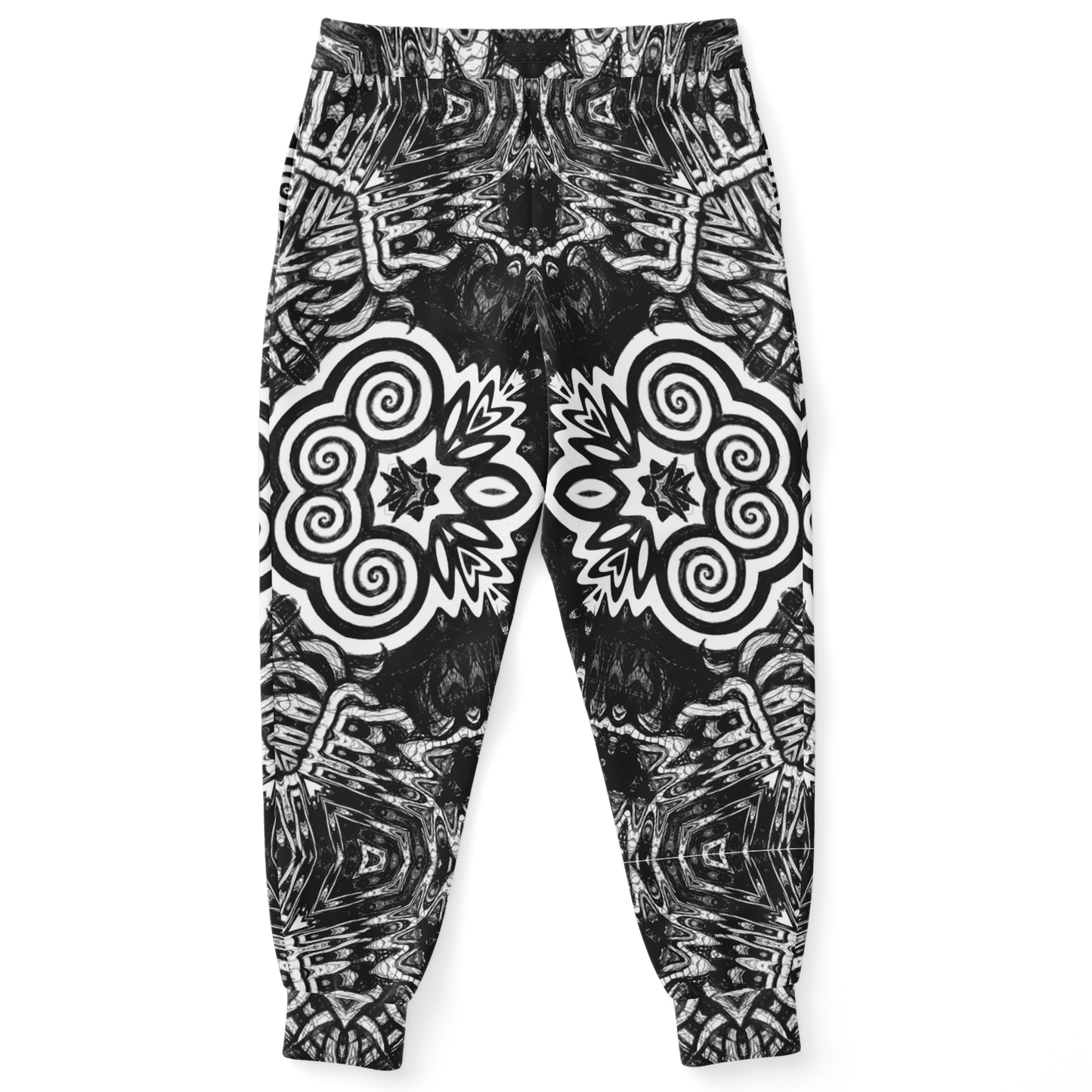 Madness in Black and White Joggers