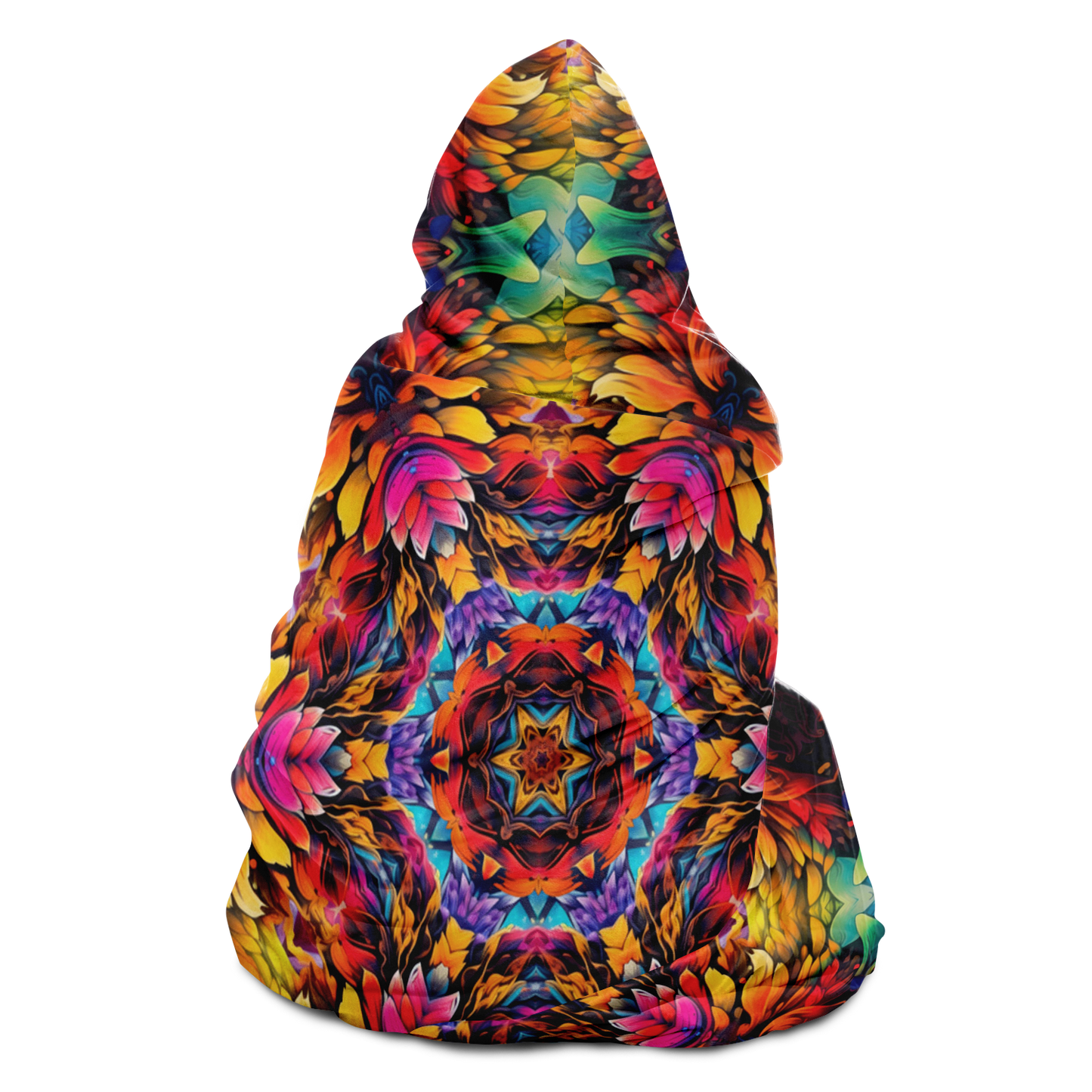 Jungle Juice Sherpa Lined Hooded Blanket