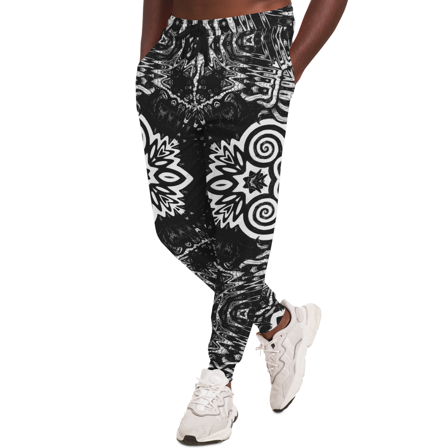 Madness in Black and White Joggers