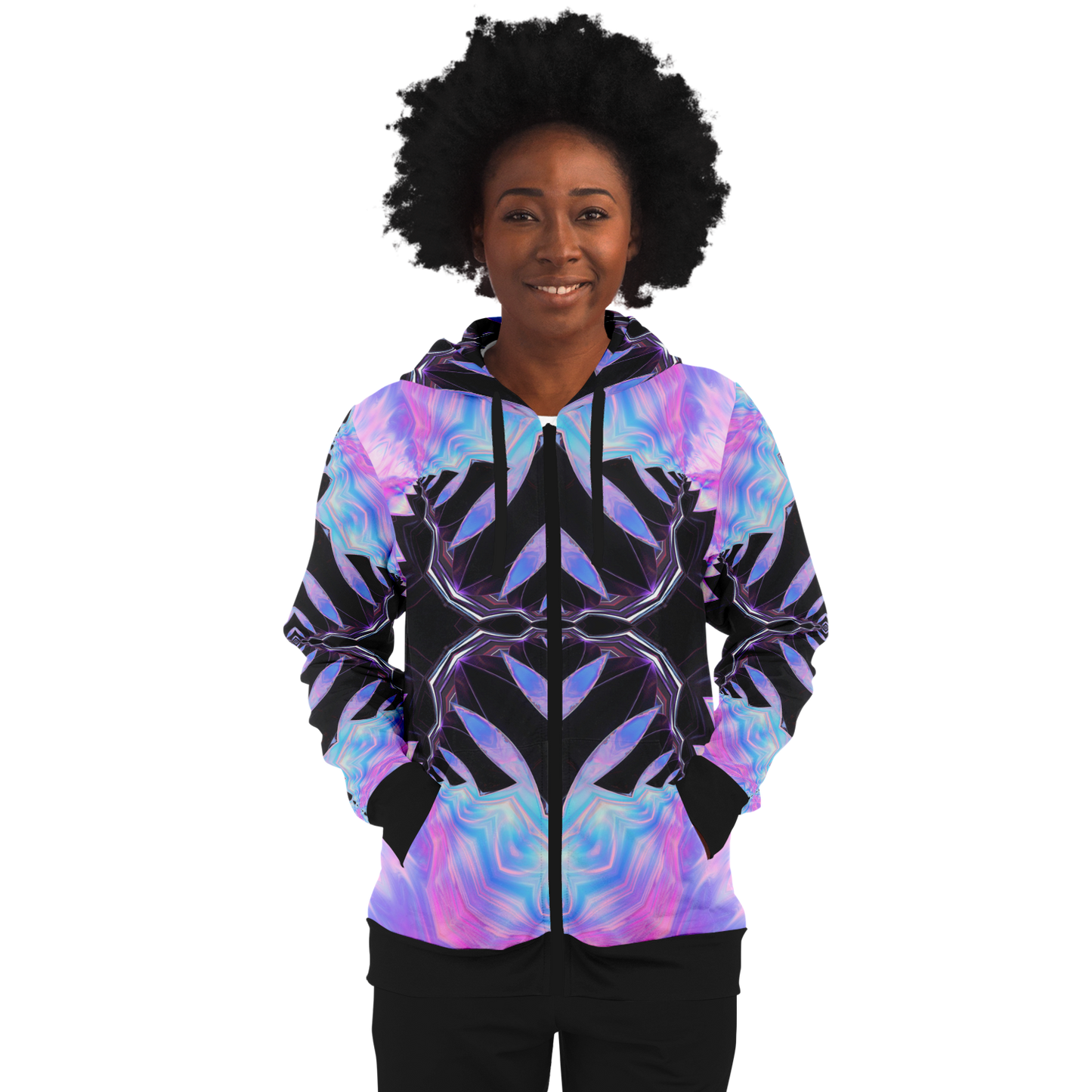 Starburst Zip Up Hoodie