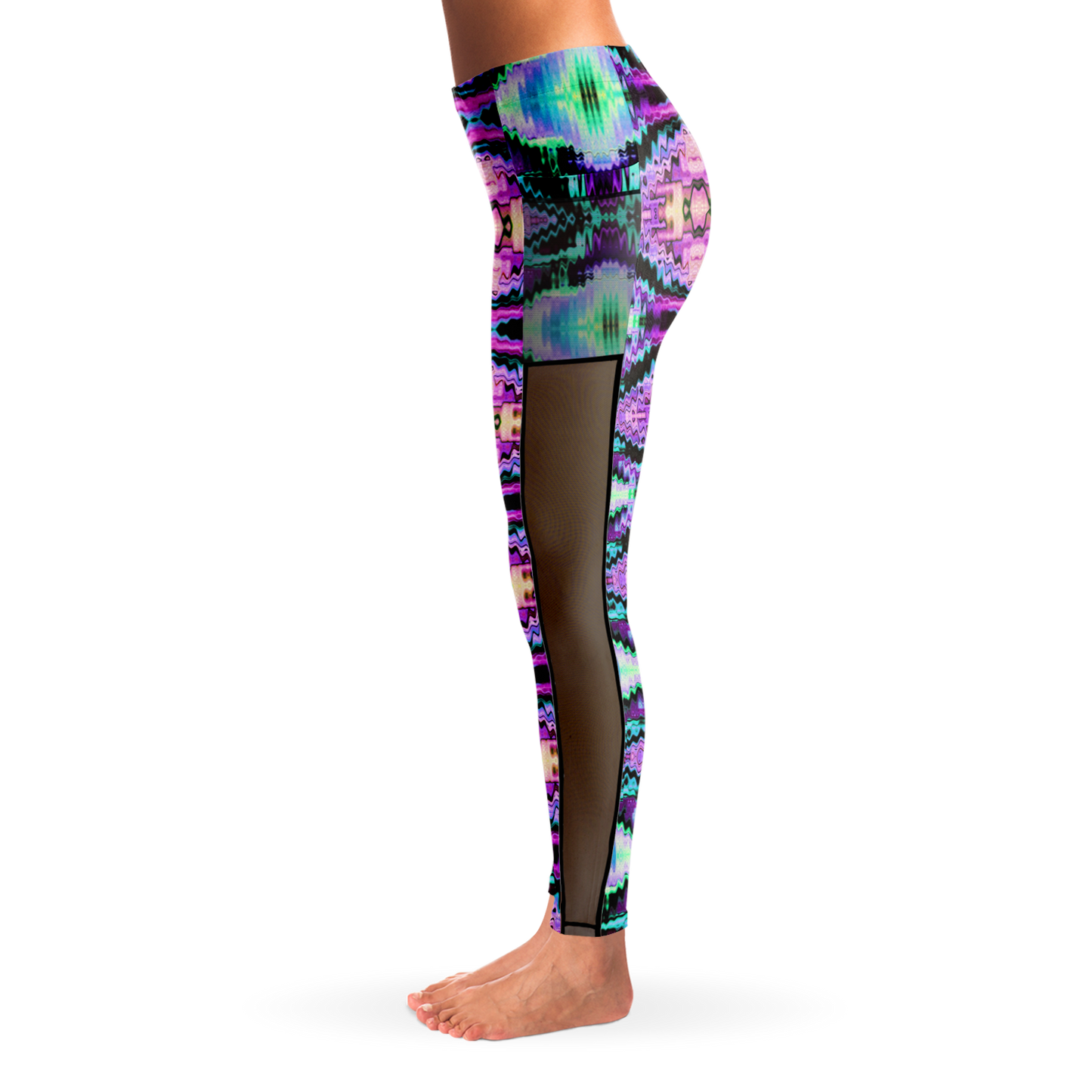 Neon Gushers Mesh Pocket Leggings
