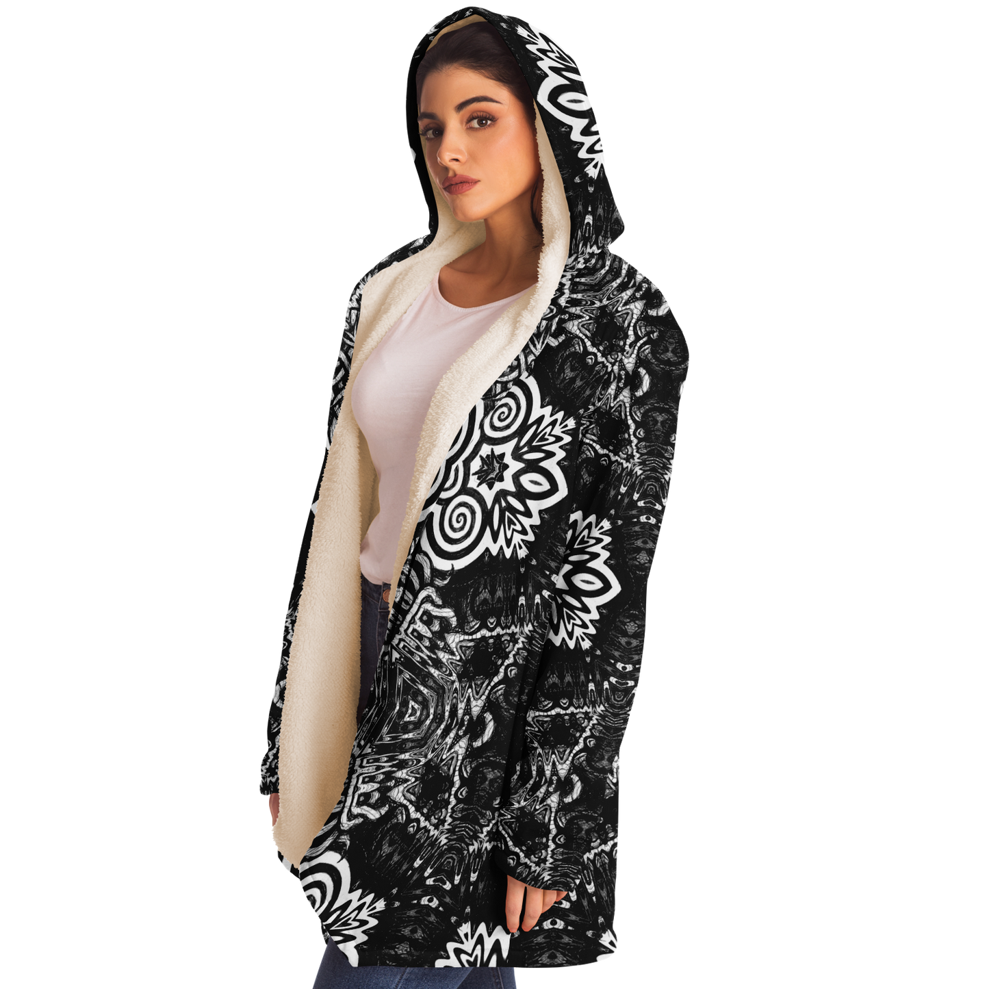 Madness in Black and White Dream Cloak