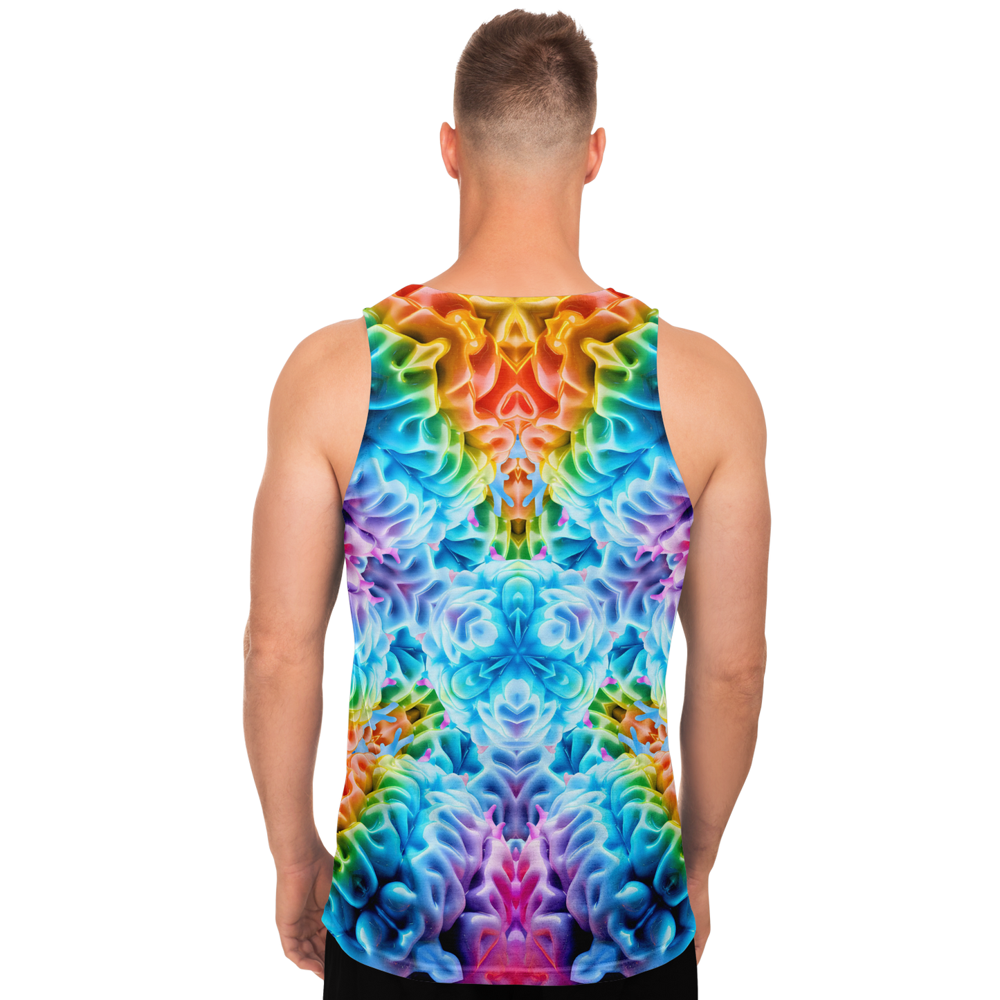 Rainbow Brain unisex Tank Top