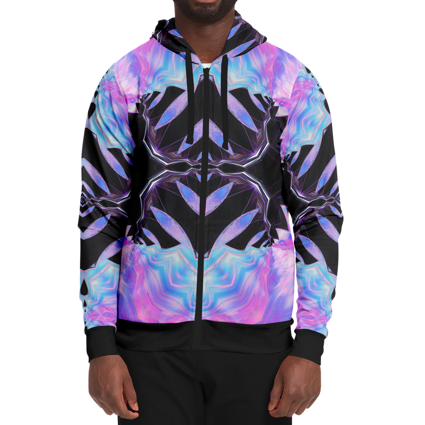 Starburst Zip Up Hoodie
