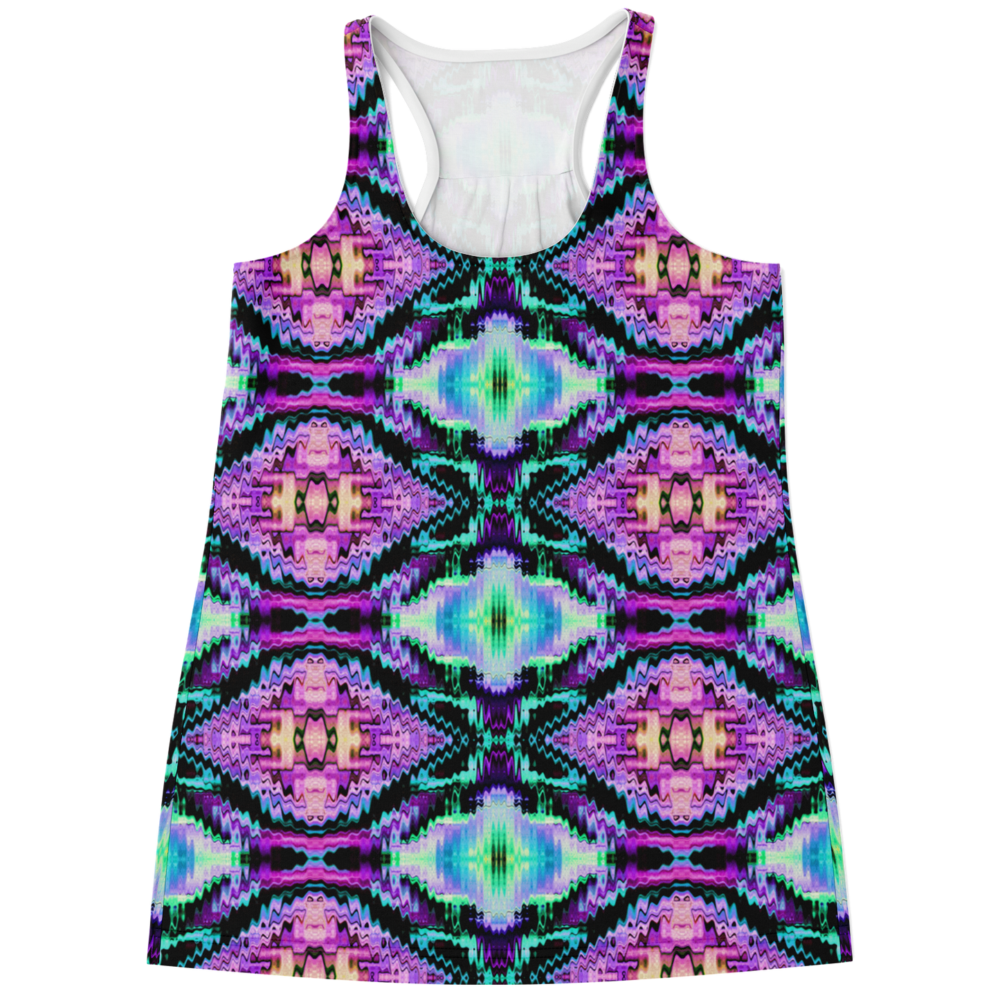 Neon Gushers Racer Back Tank Top