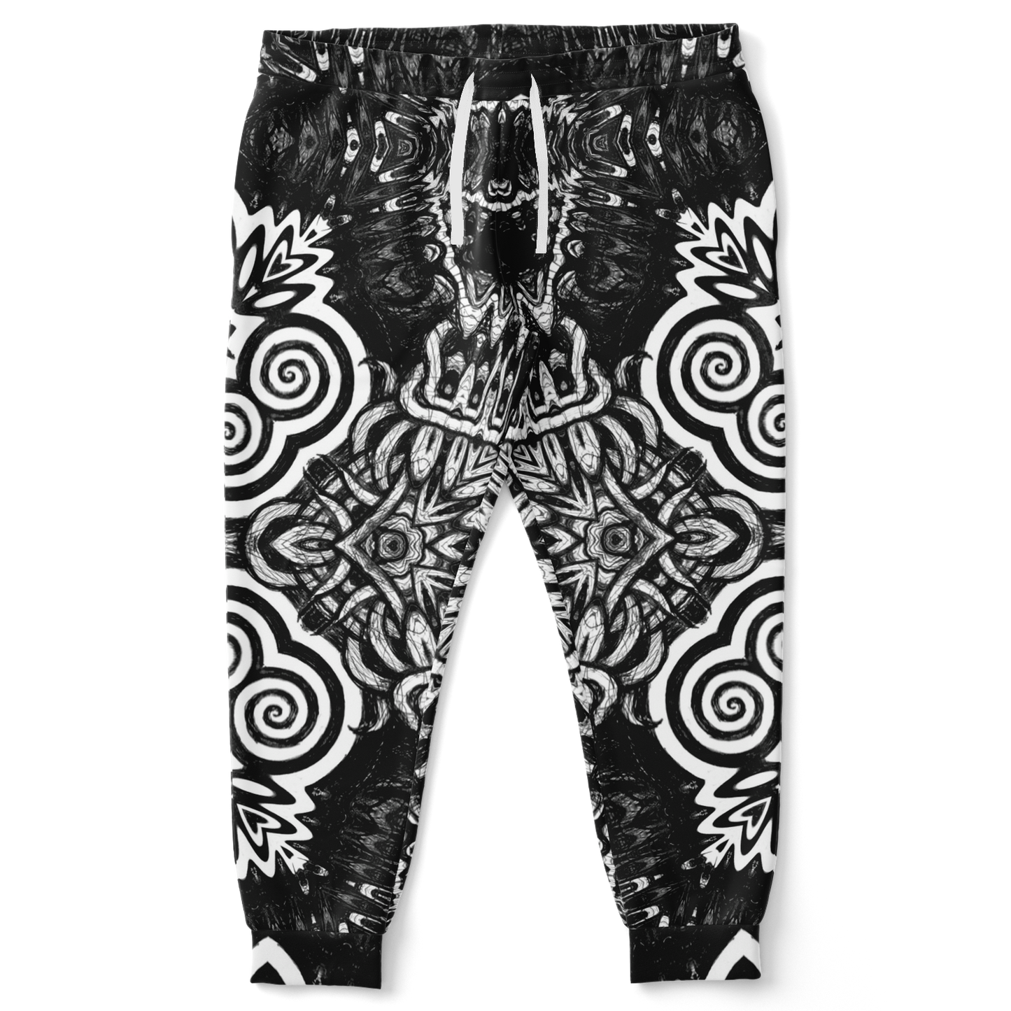 Madness in Black and White More To Love Joggers