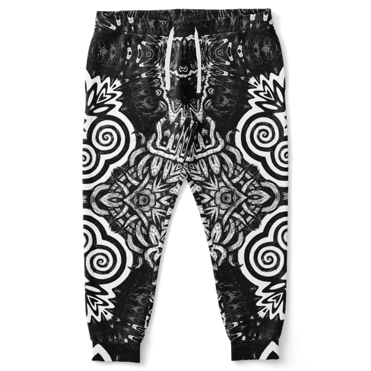 Madness in Black and White More To Love Joggers